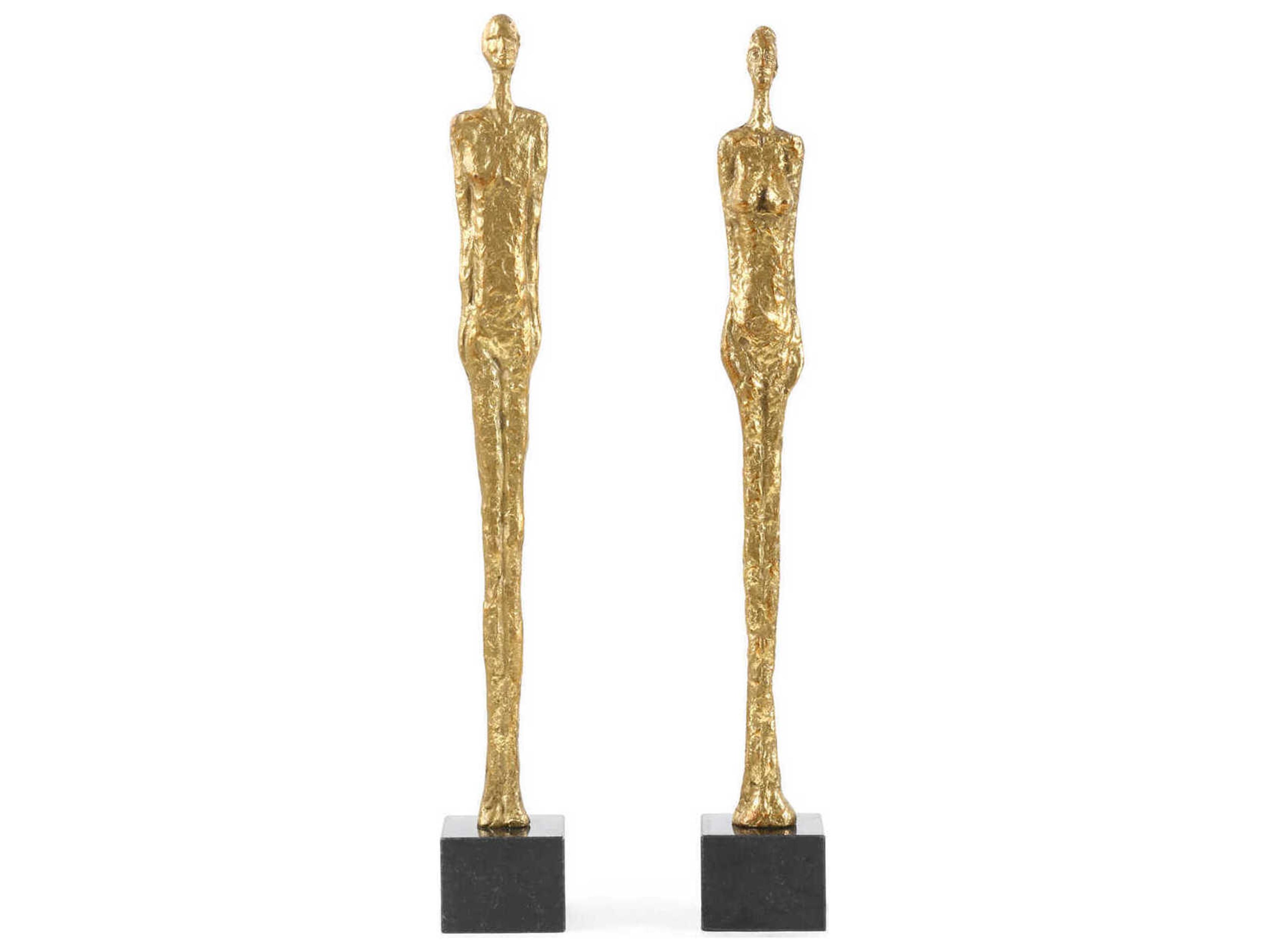 Villa & House Gold Leaf Dora Mar Sculpture Set of 2