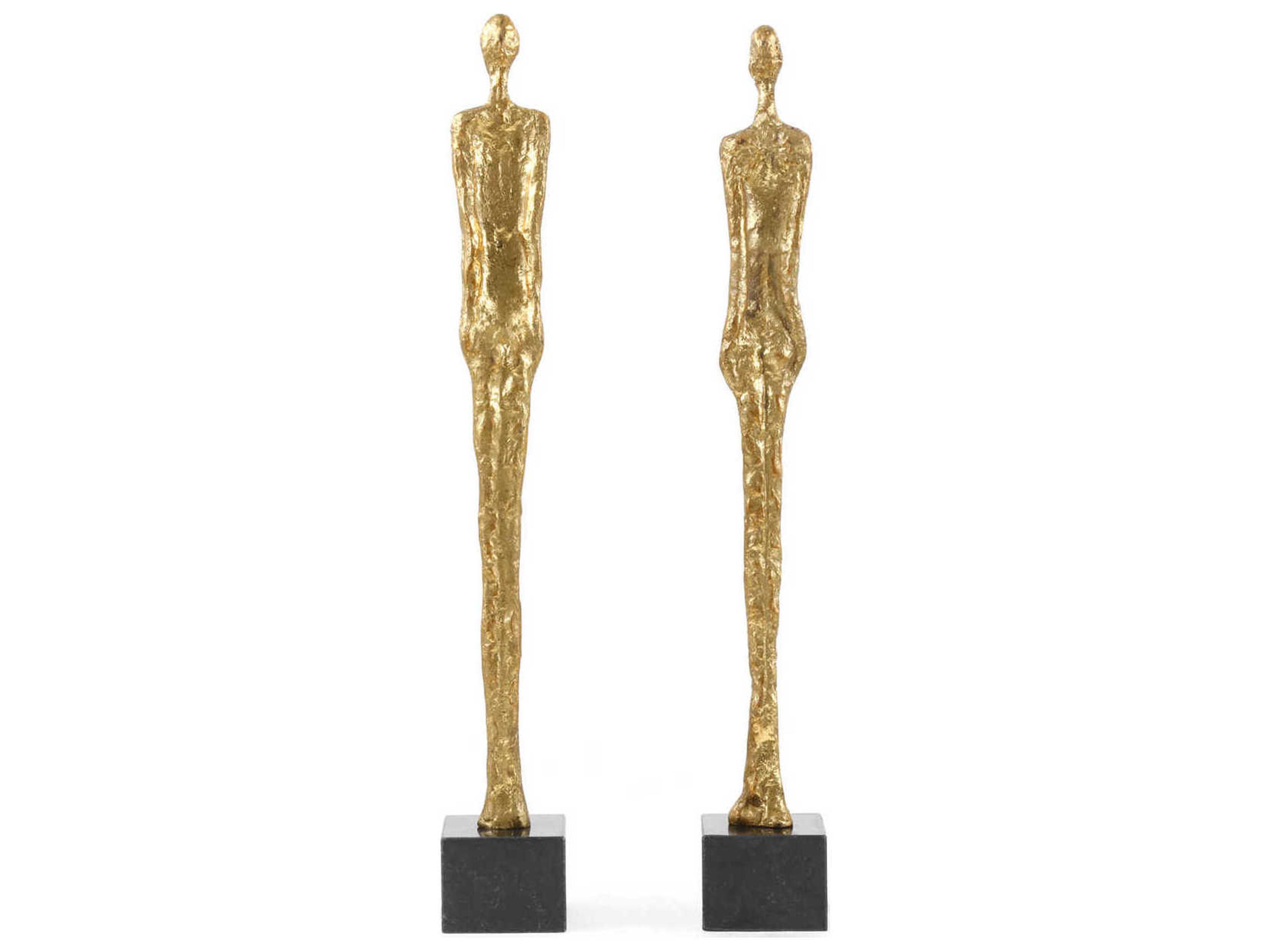 Villa & House Gold Leaf Dora Mar Sculpture Set of 2