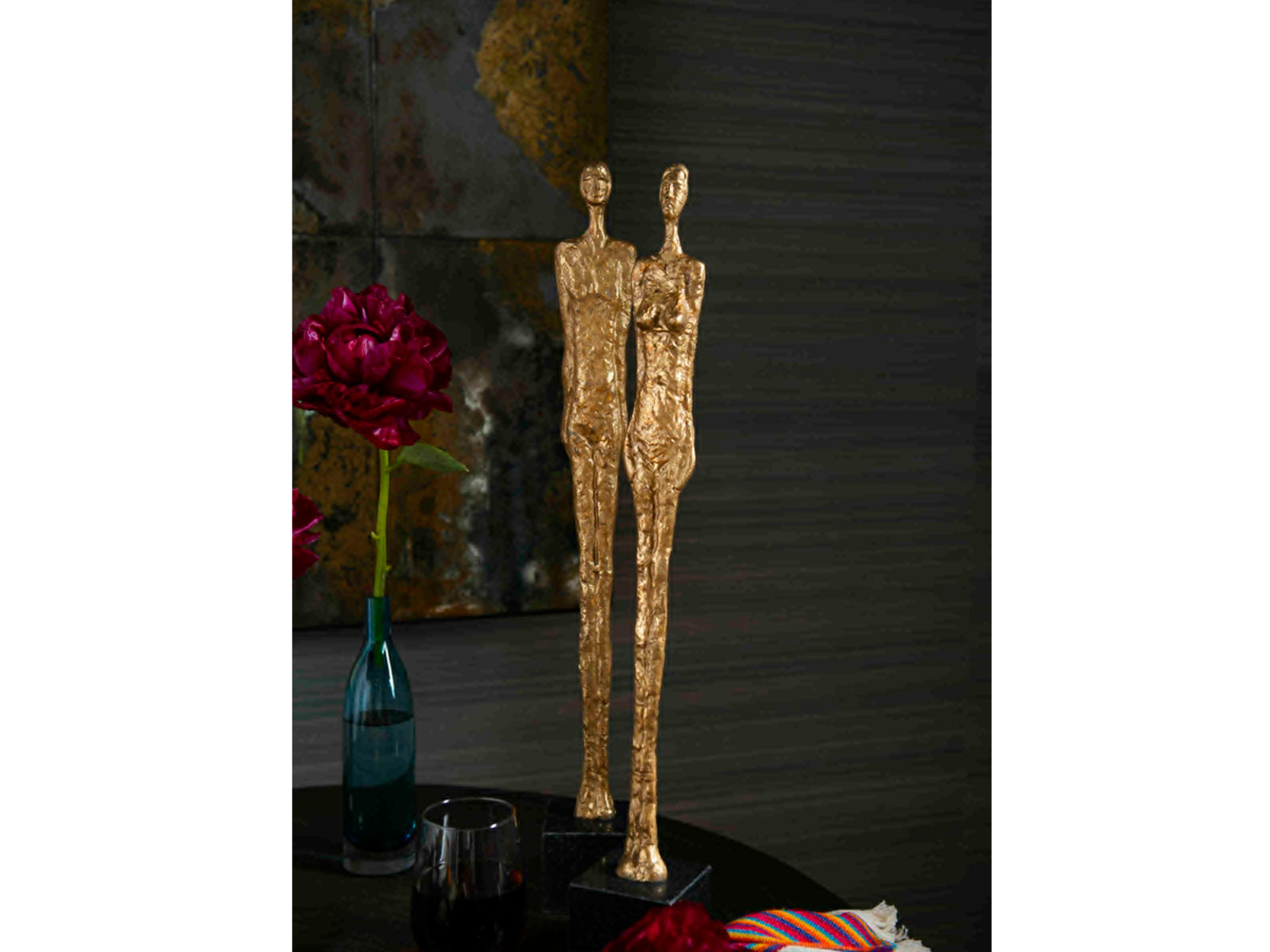 Villa & House Gold Leaf Dora Mar Sculpture Set of 2