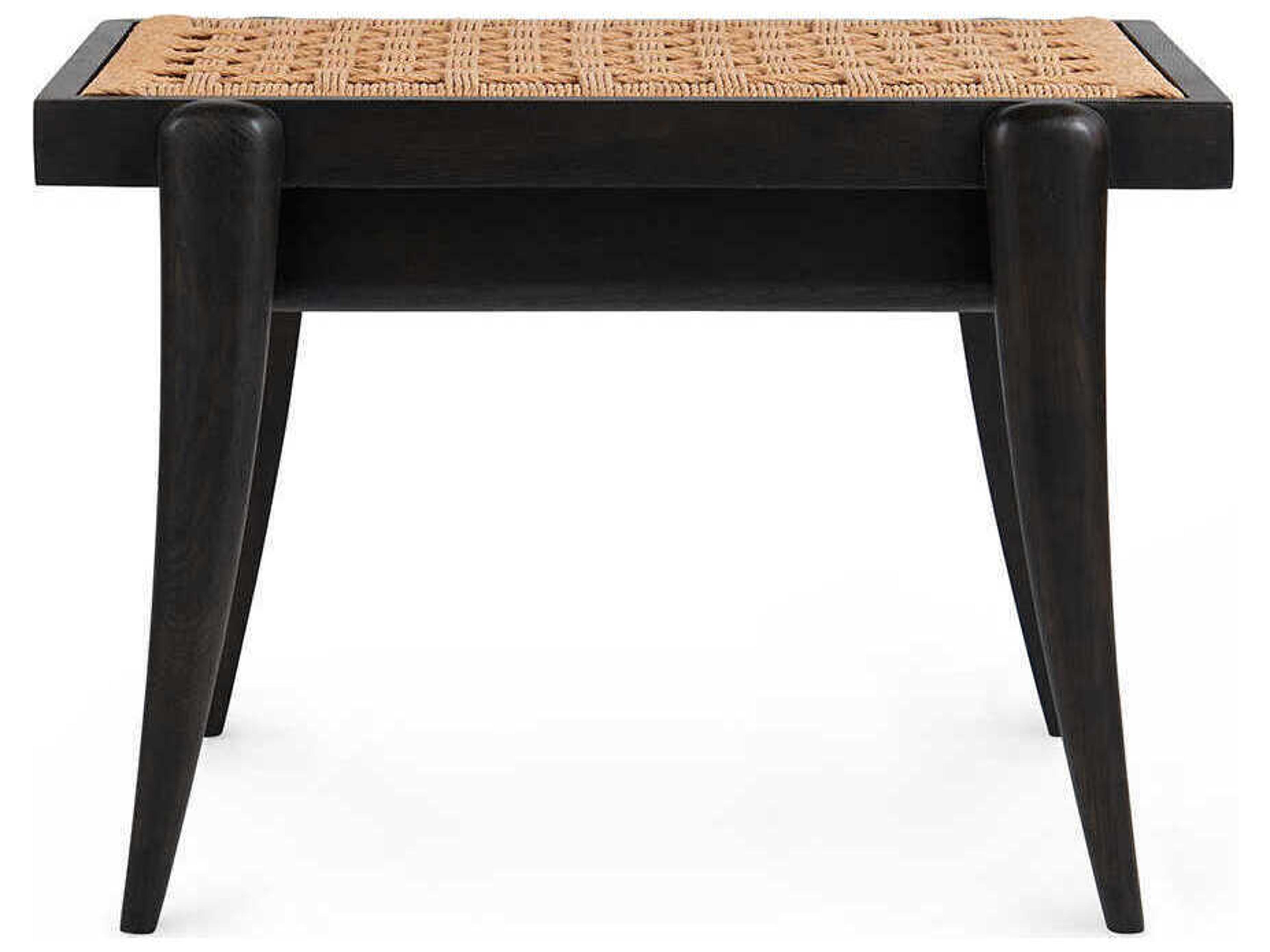 Villa & House Espresso Black Brown Accent Stool