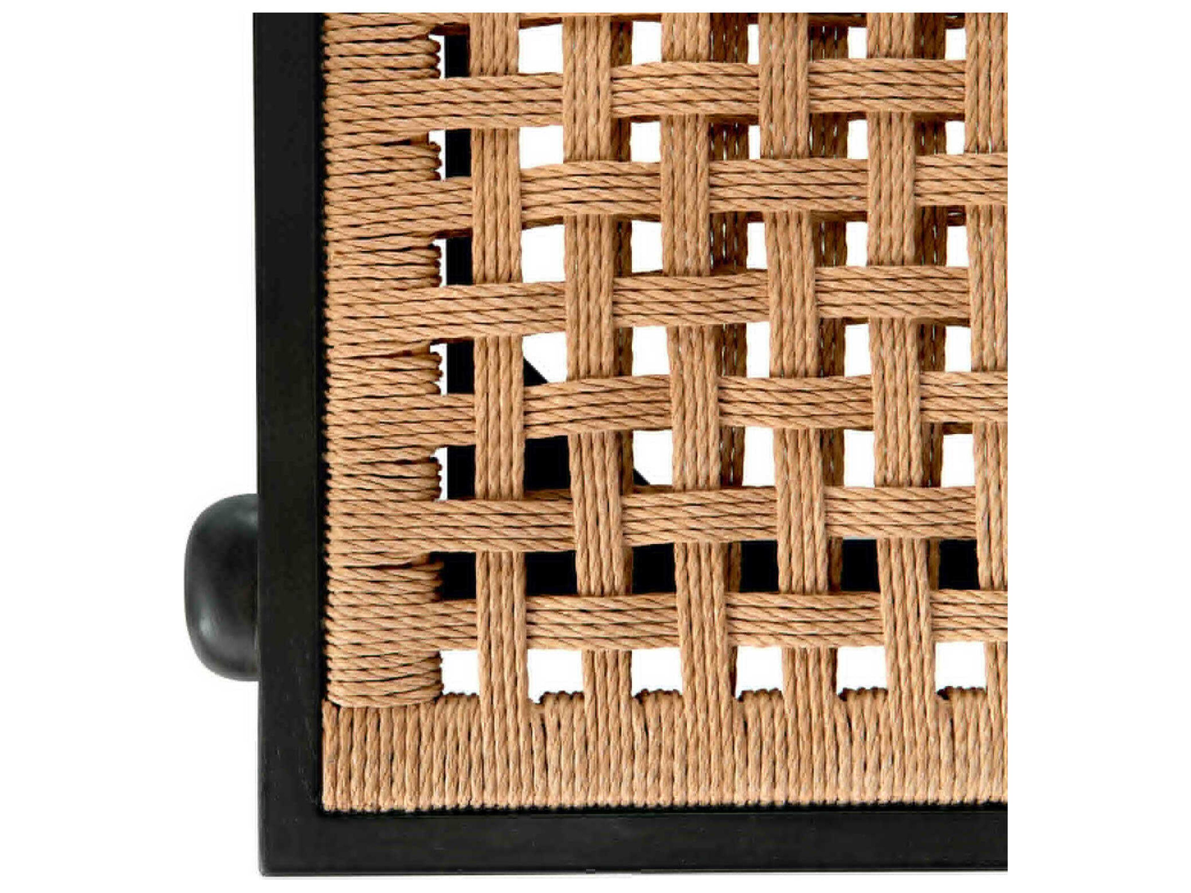 Villa & House Espresso Black Brown Accent Stool