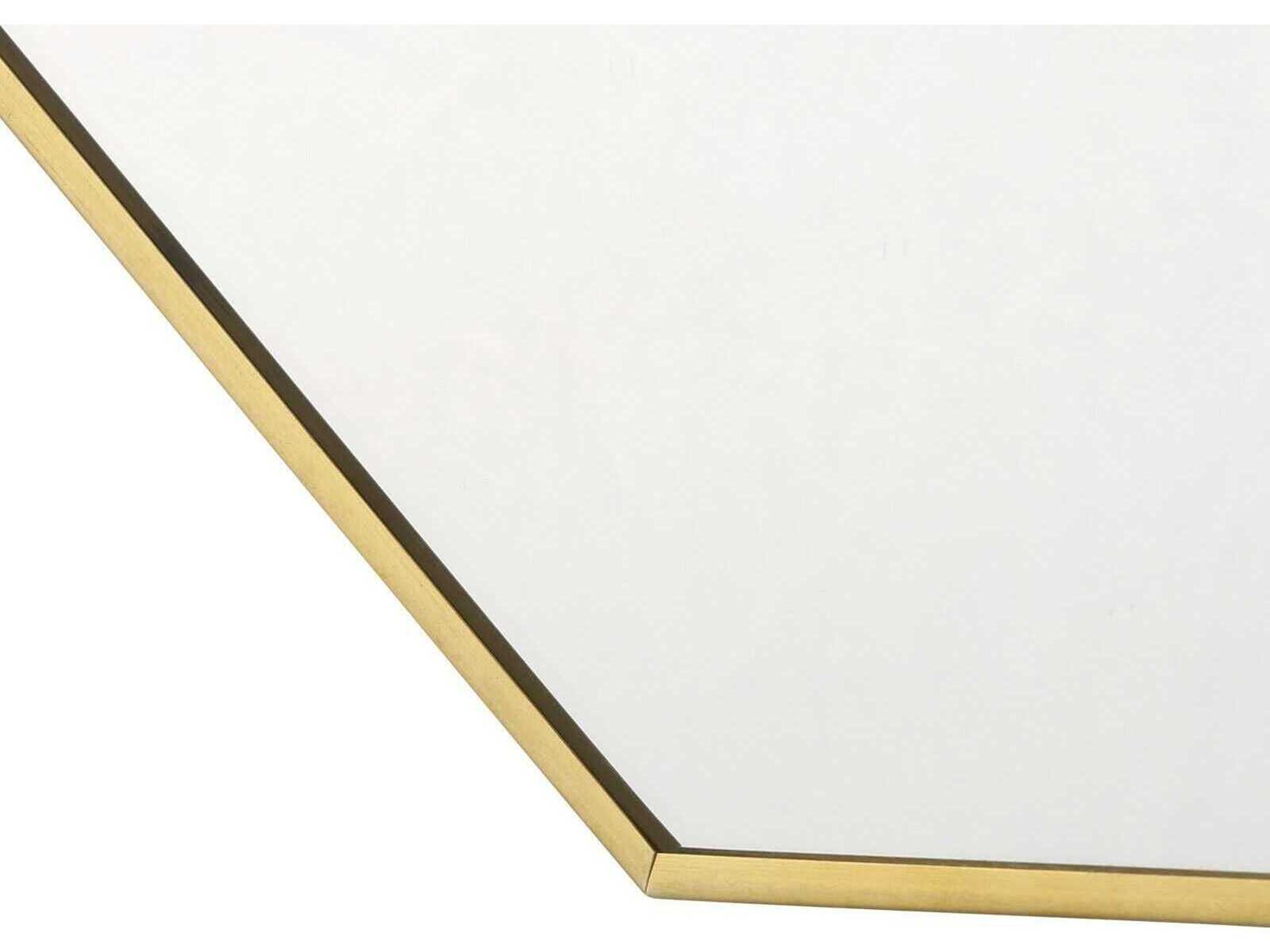 Villa & House Eaves Polished Brass Wall Mirror
