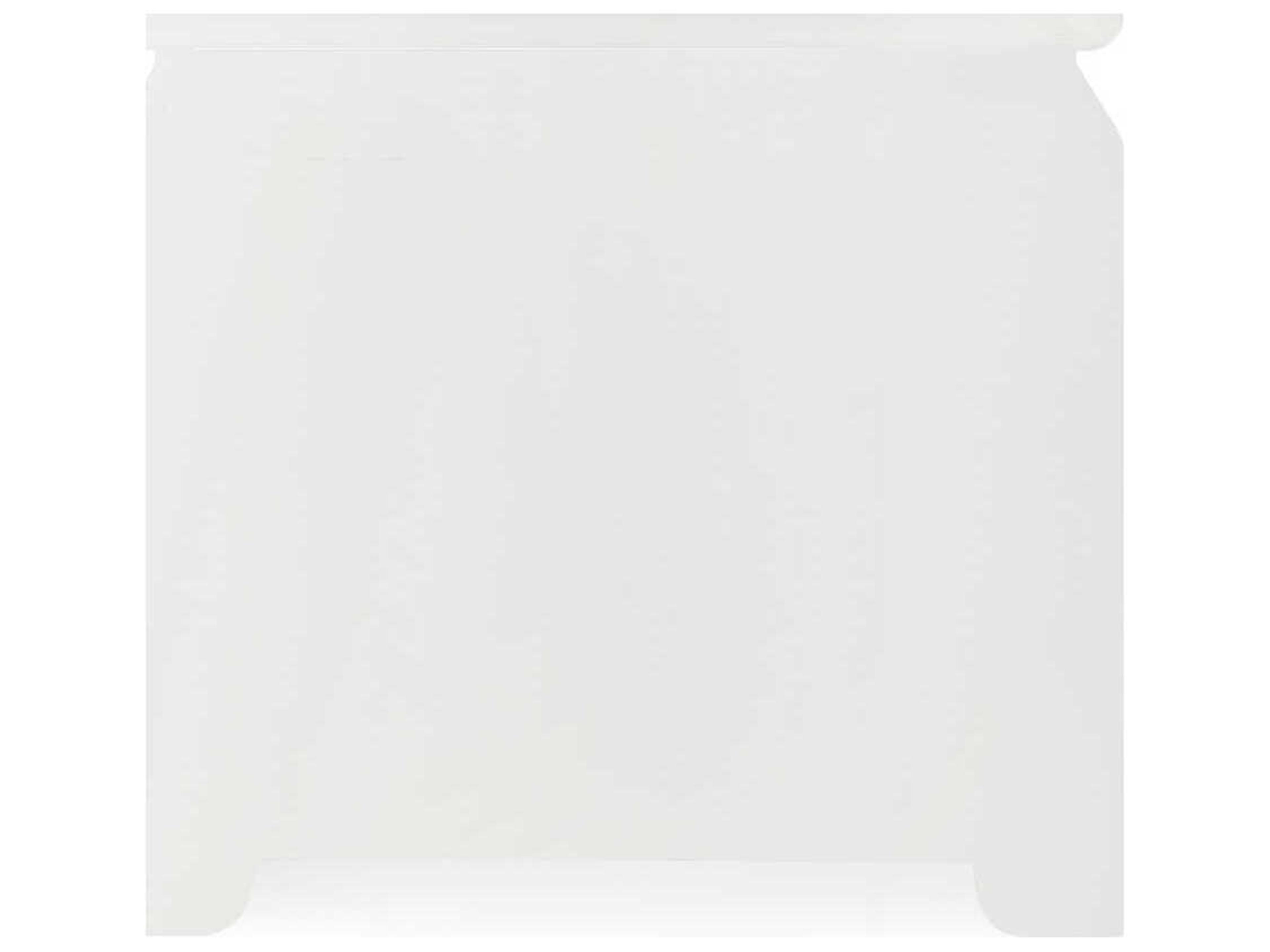 Villa & House 3-Drawers White Nightstand