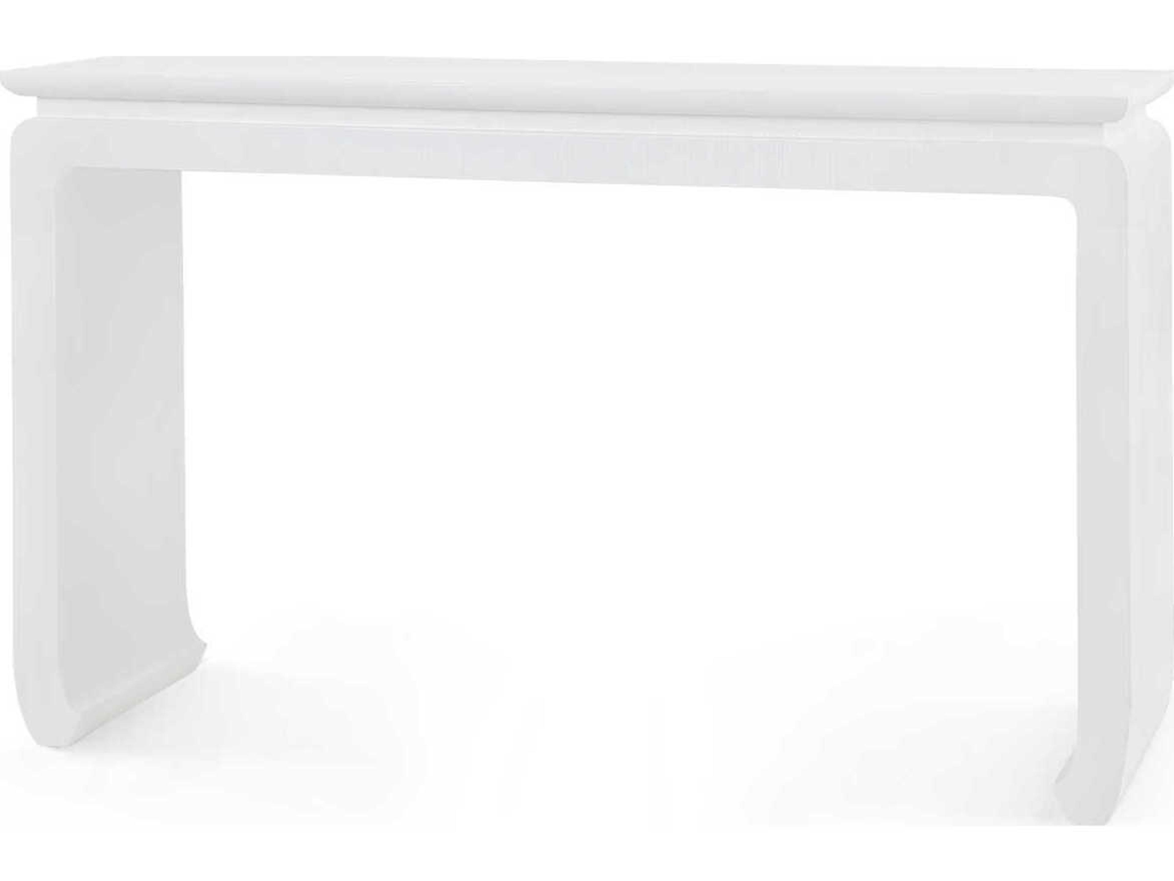 Rectangular Wood Vanilla Console Table