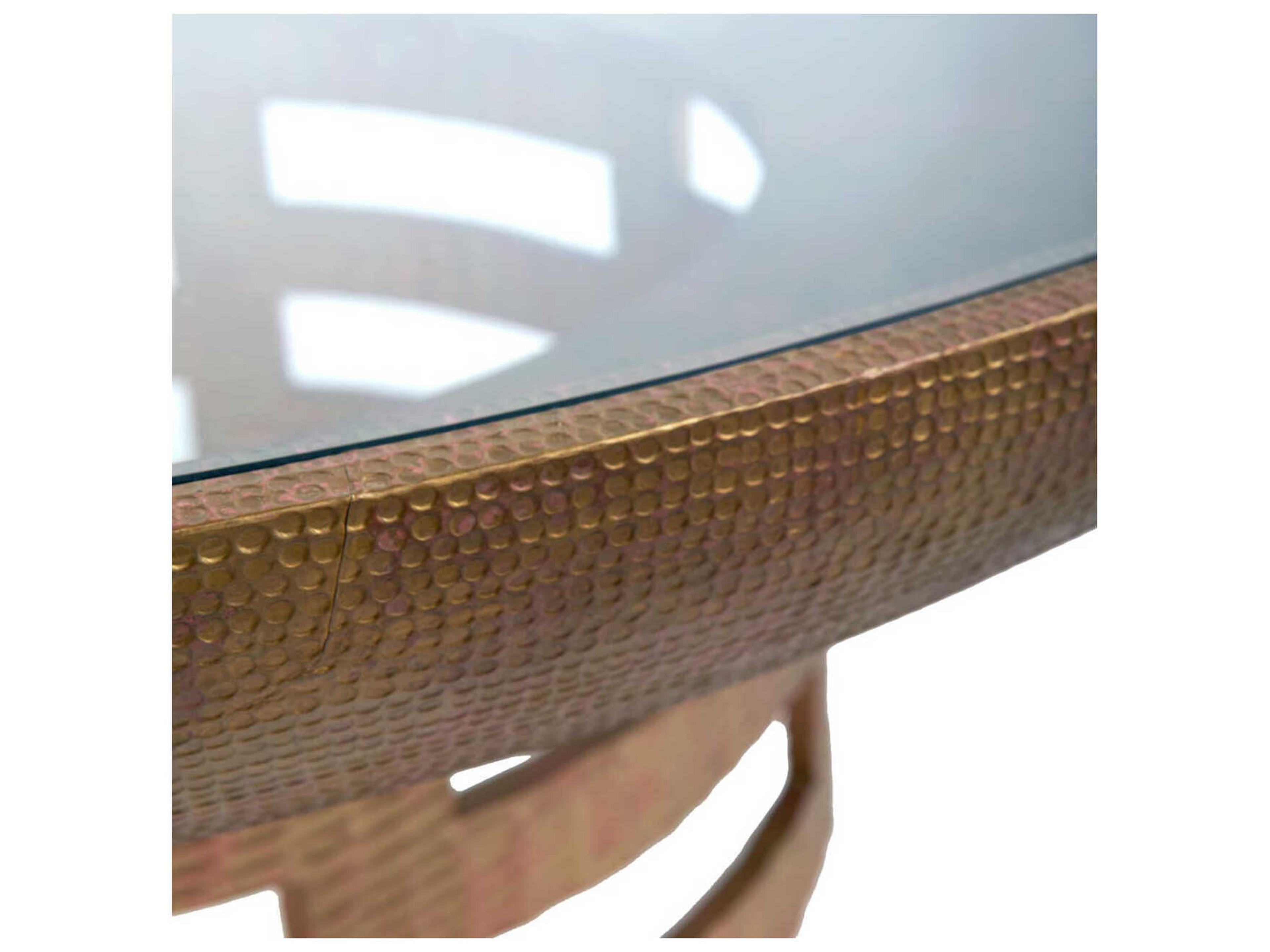 Villa & House Ella Round Glass Coffee Table