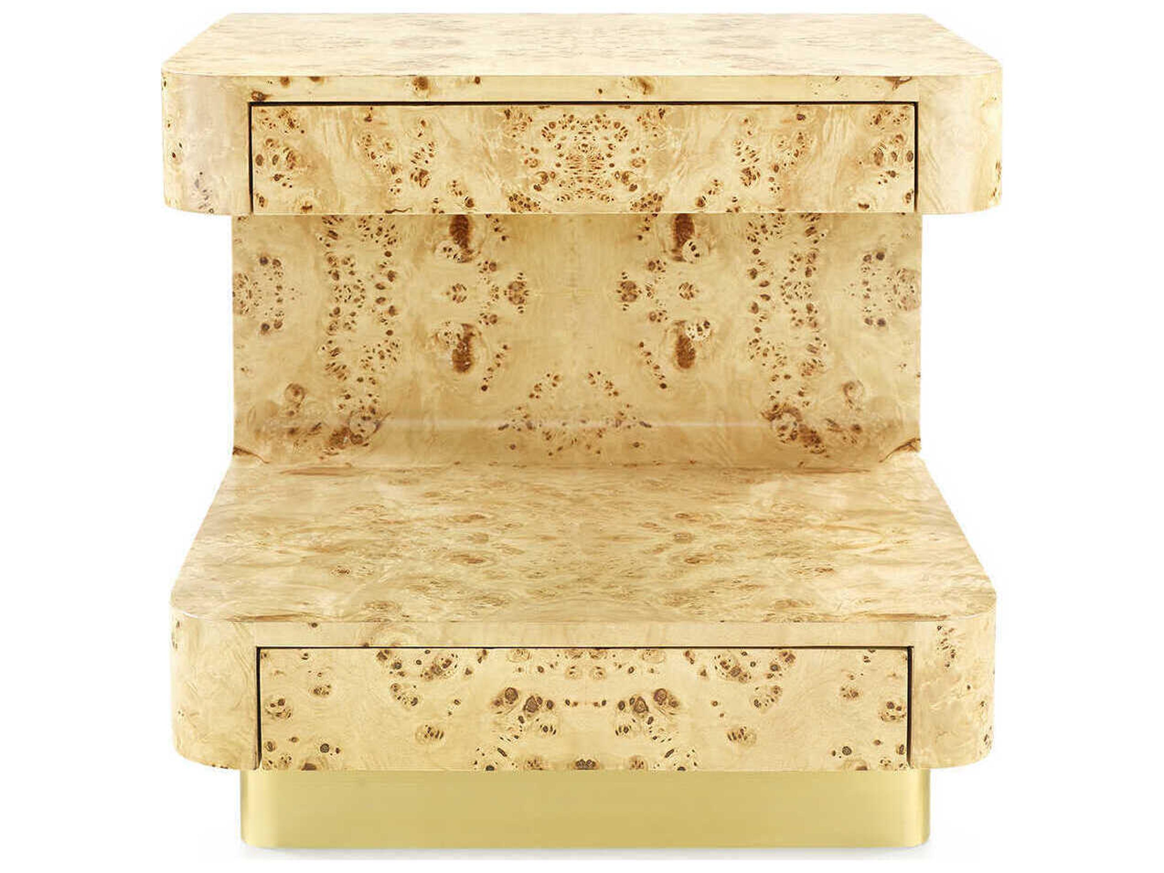 Villa & House Wood Burl End Table