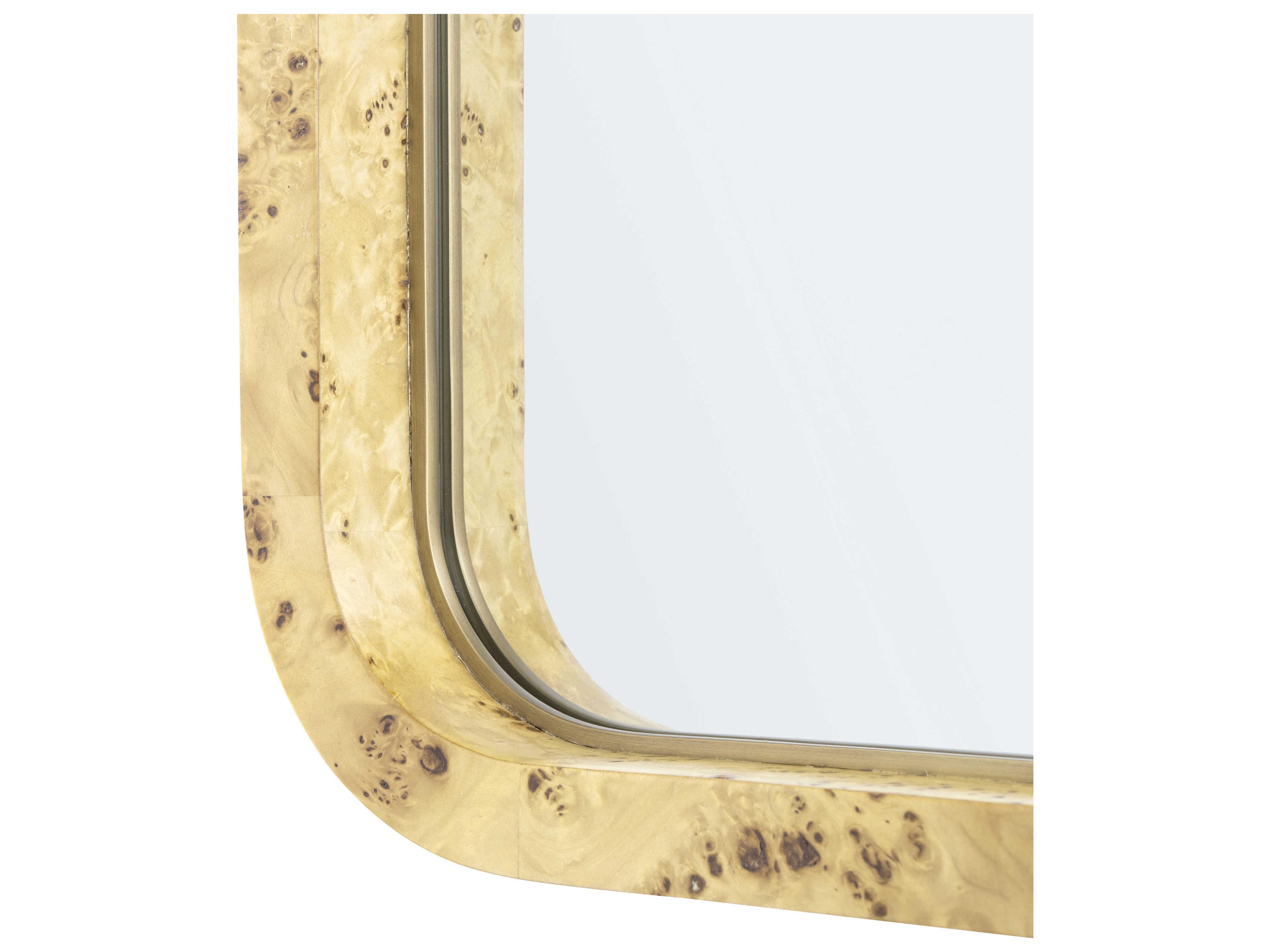 Villa & House Emil Burl Rectangular Wall Mirror