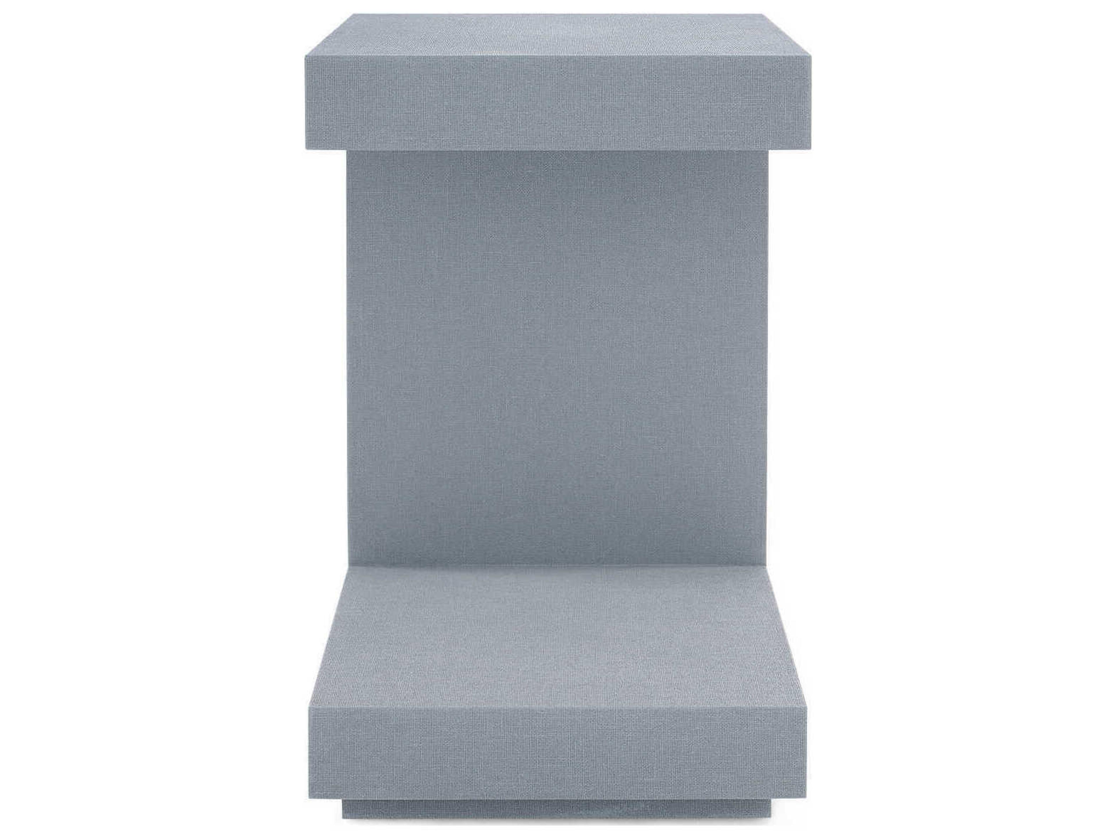 Villa & House Rectangular Wood Winter Gray End Table