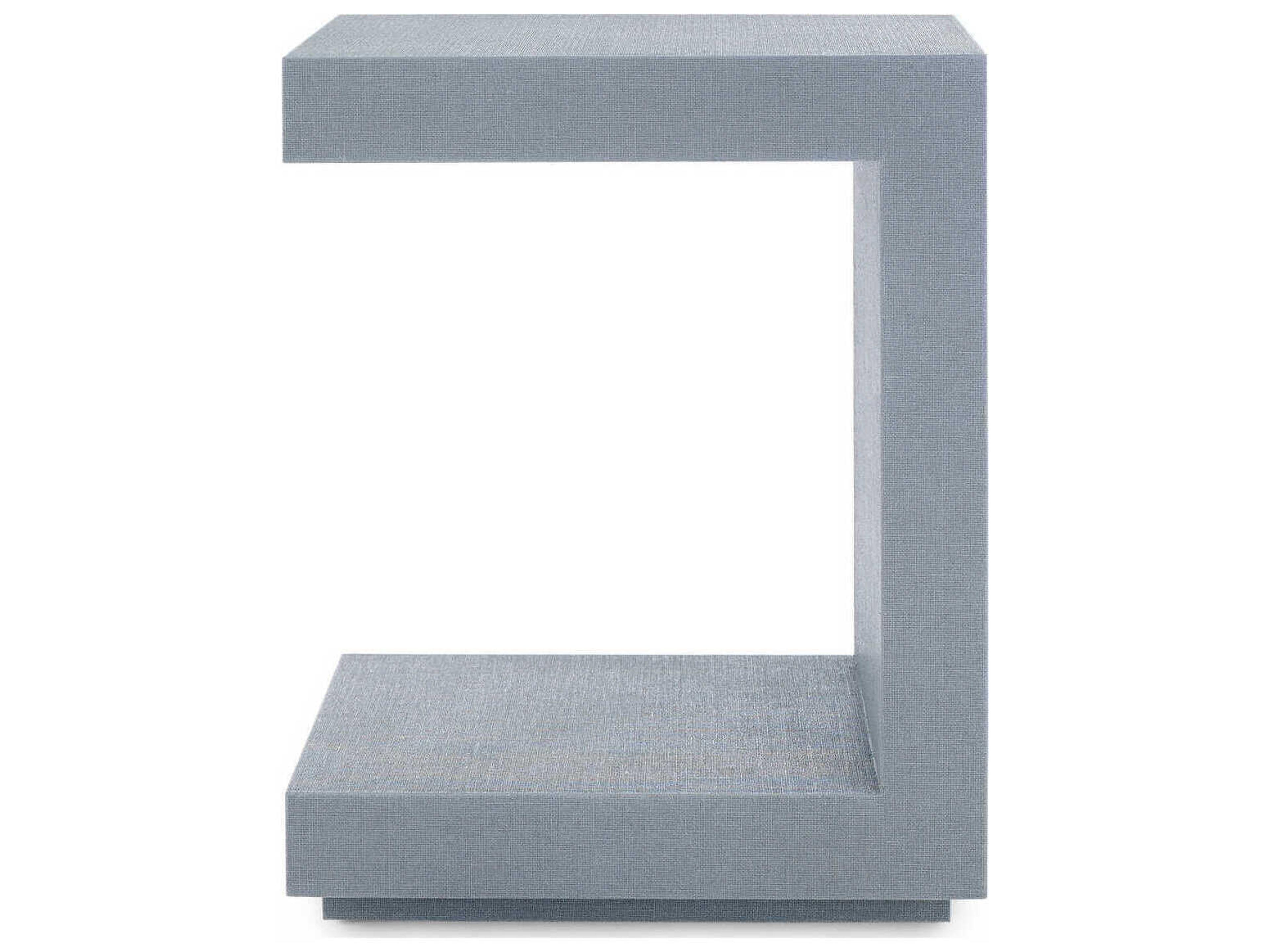 Villa & House Rectangular Wood Winter Gray End Table