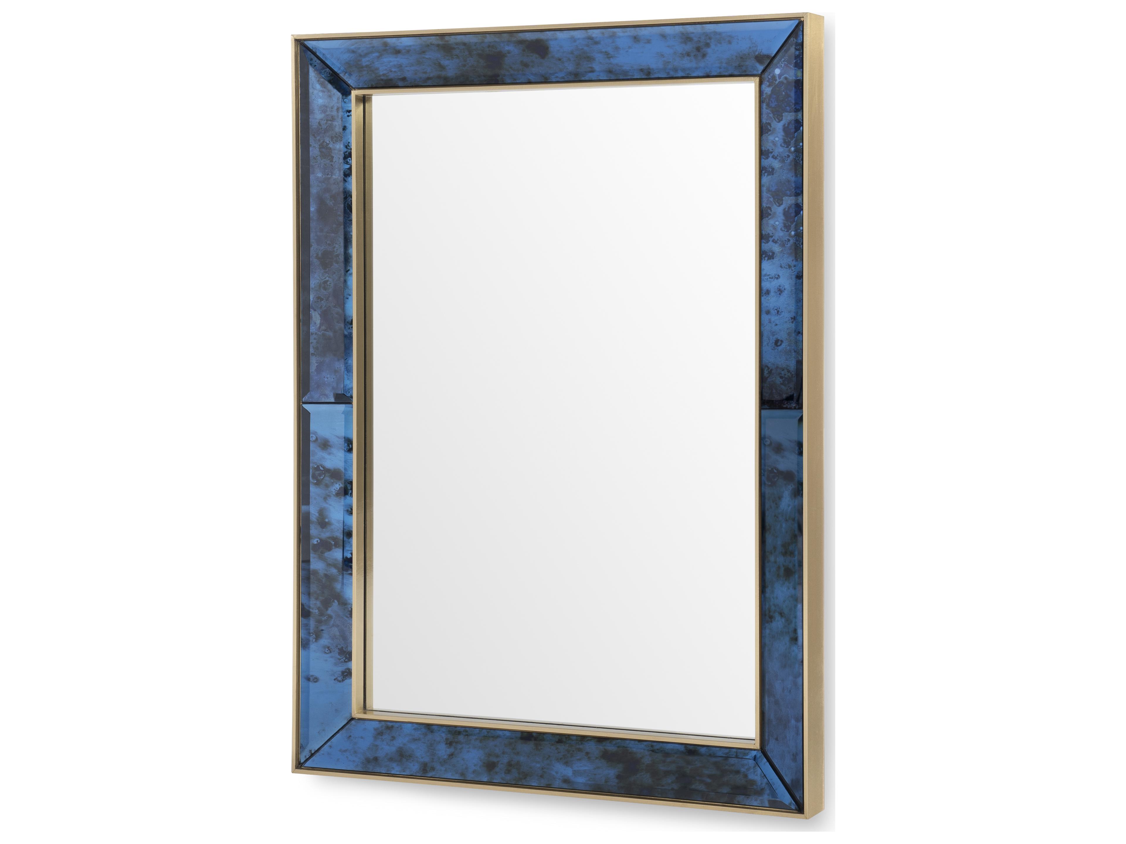 Etienne Antique Midnight Blue Vertical Wall Mirror
