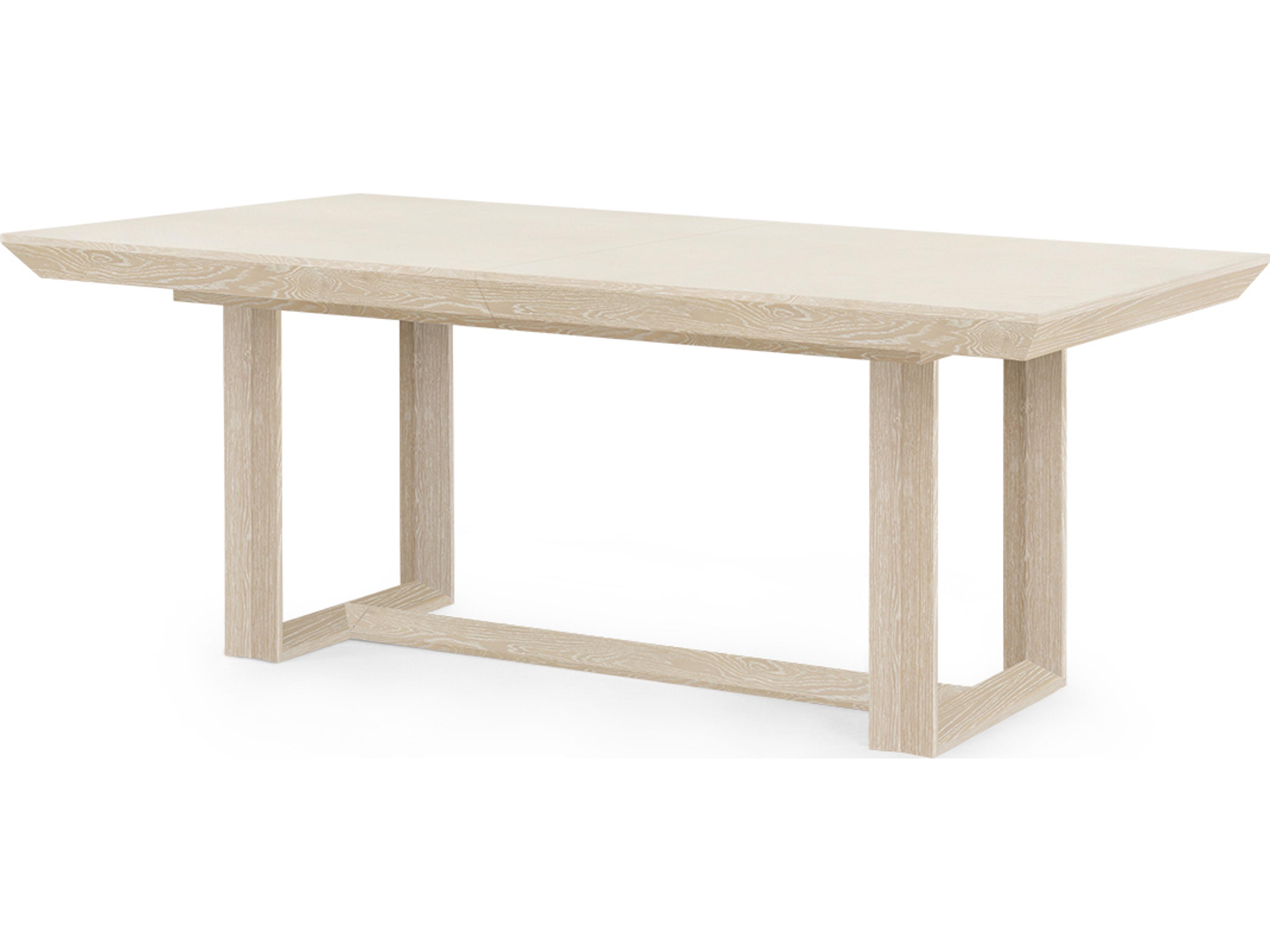 Finn Rectangular Wood Sand Dining Table