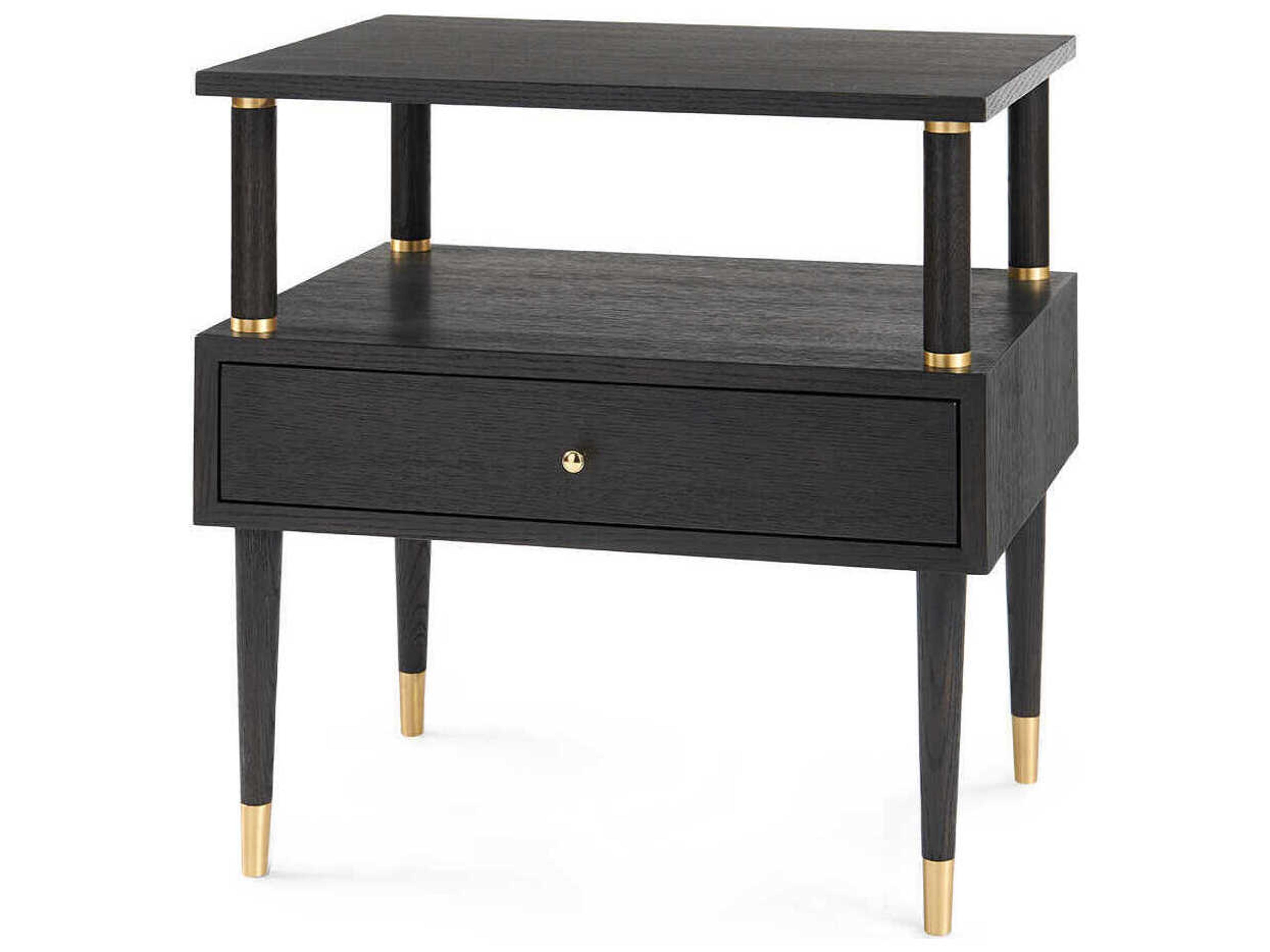 Villa & House Rectangular Wood Espresso End Table