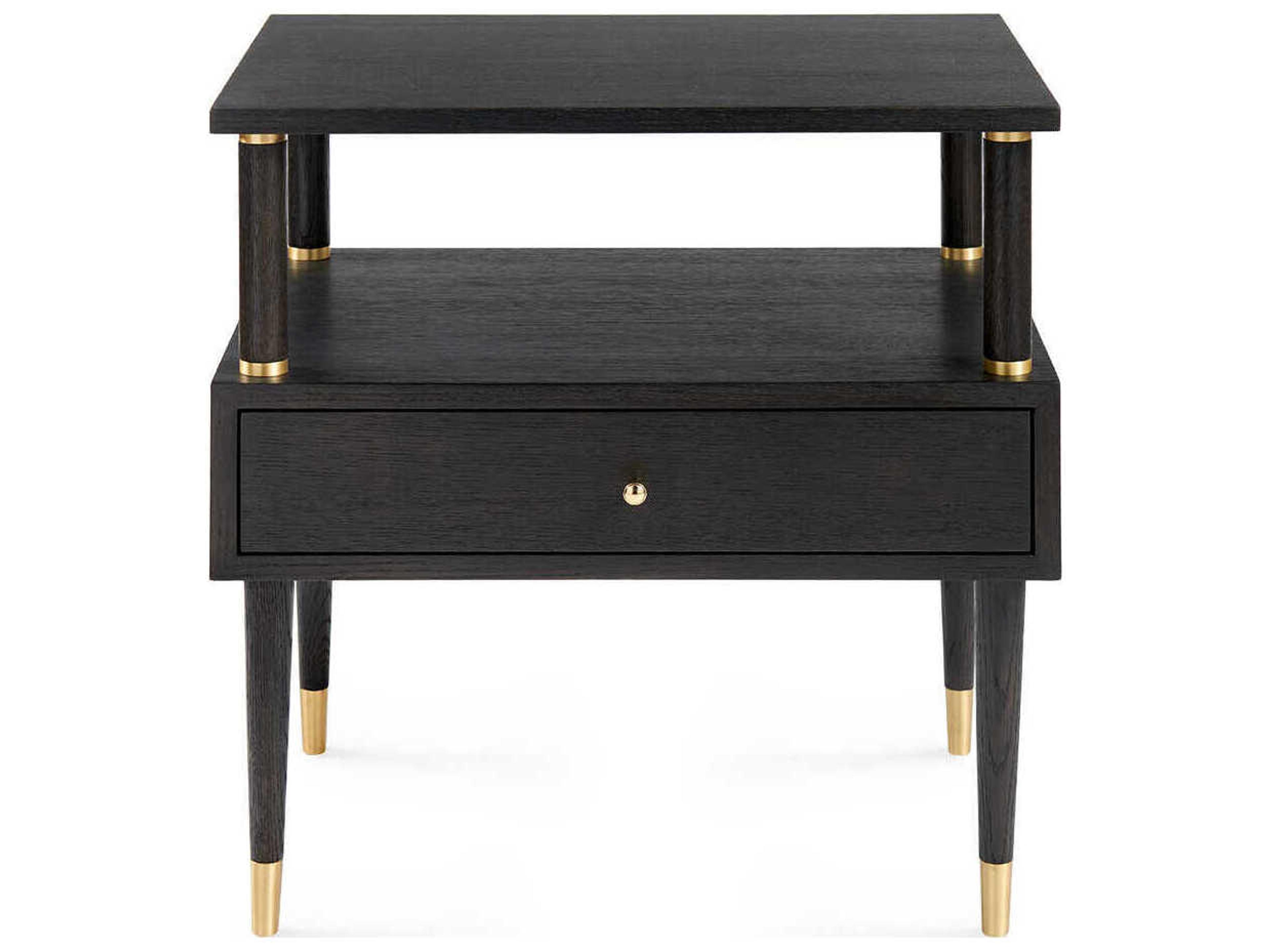 Villa & House Rectangular Wood Espresso End Table