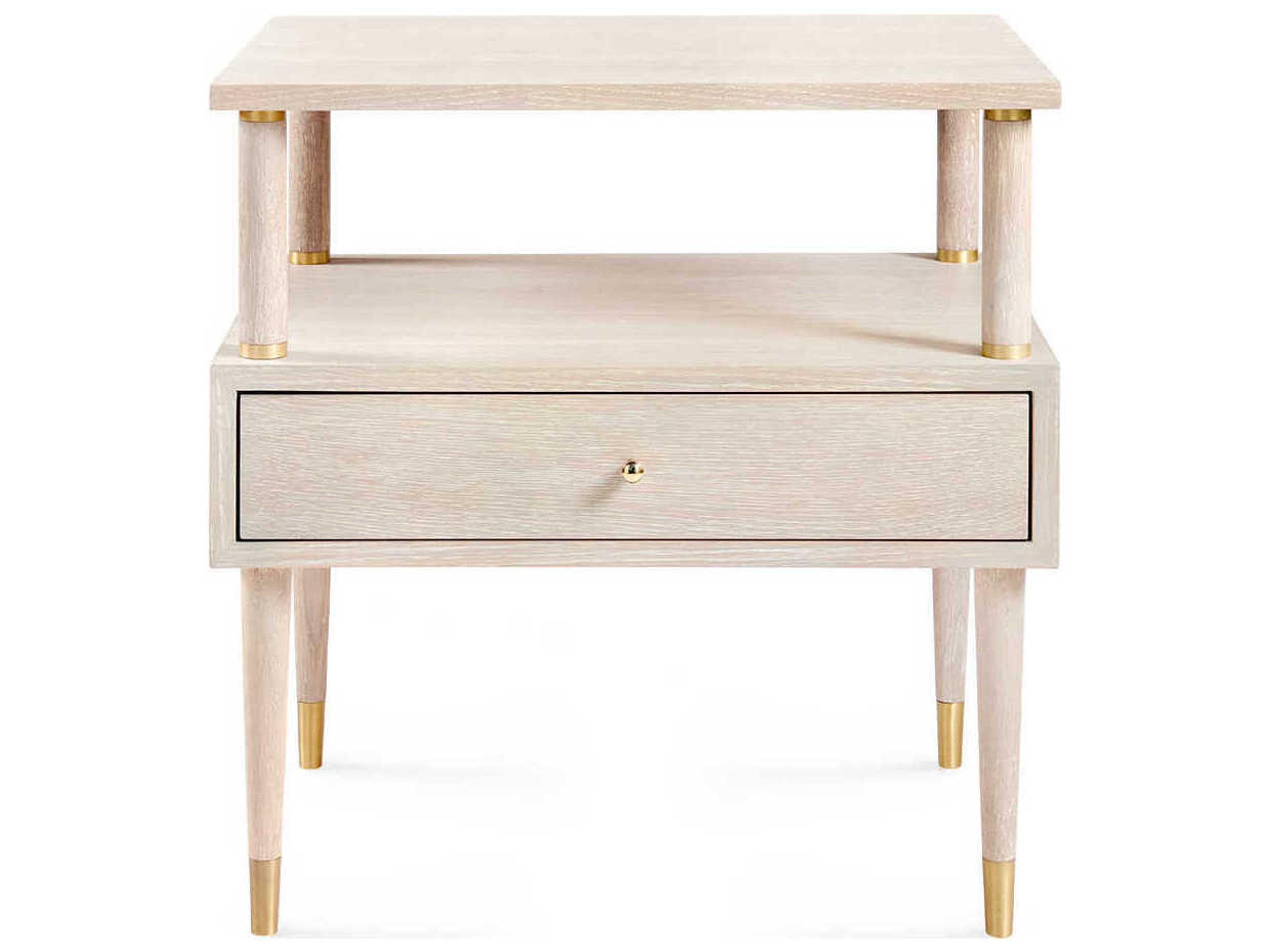 Villa & House Rectangular Wood Sand End Table