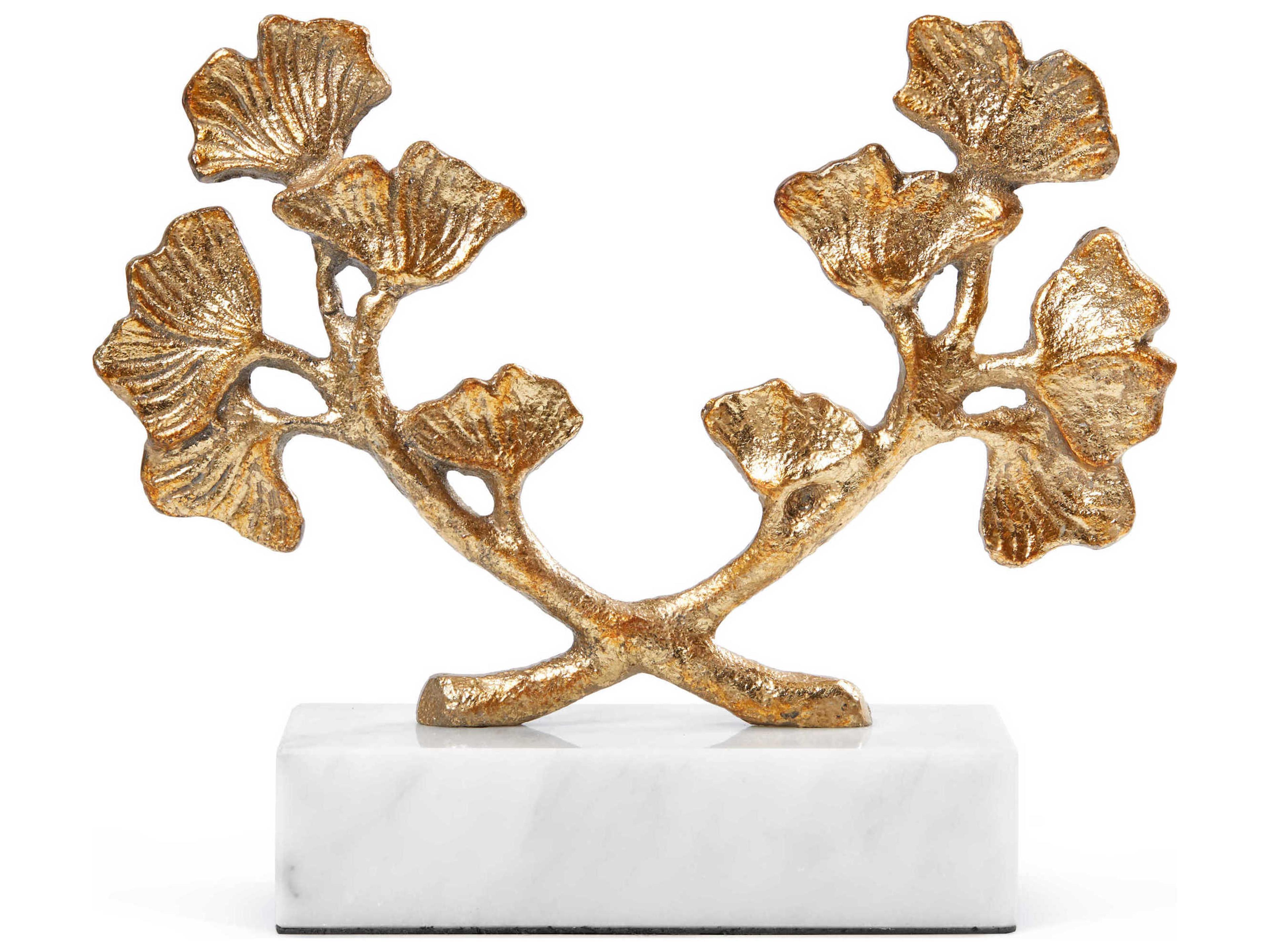 Gold Leaf Ginko Statue