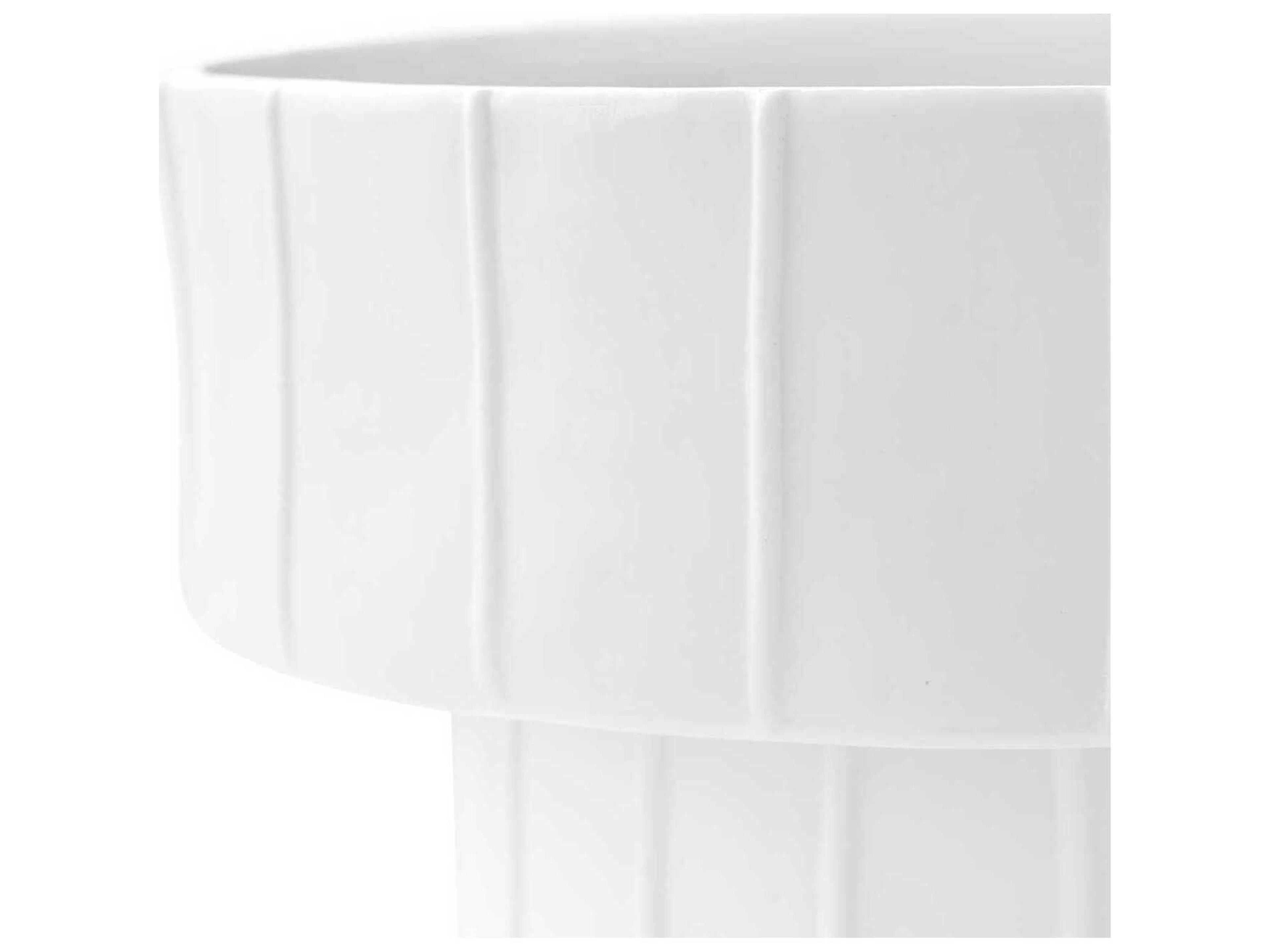 Villa & House Girasol Blanc de Chine 10" Vase