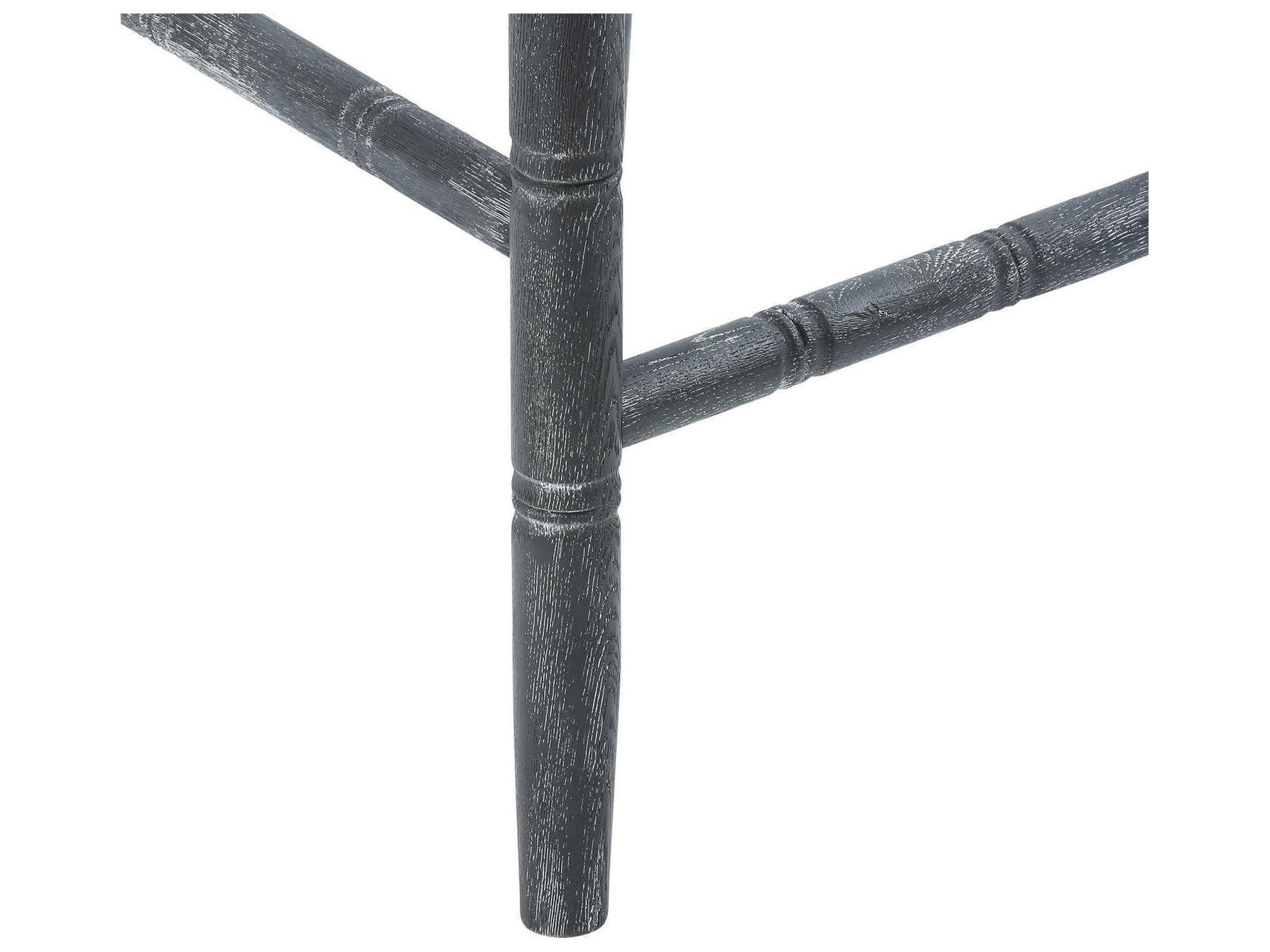 Villa & House Upholstered Oak Wood Gray Counter Stool