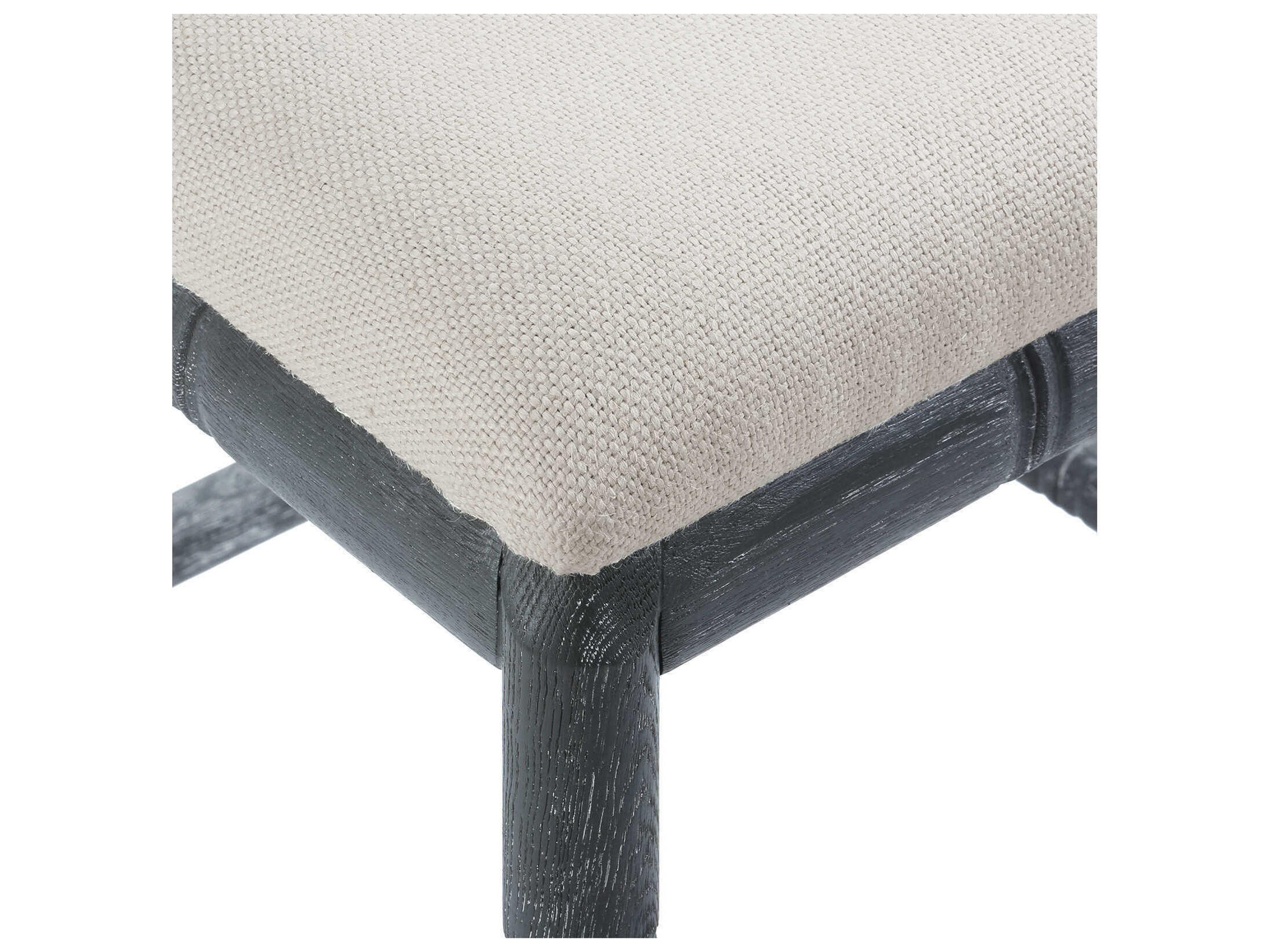 Villa & House Upholstered Oak Wood Gray Counter Stool