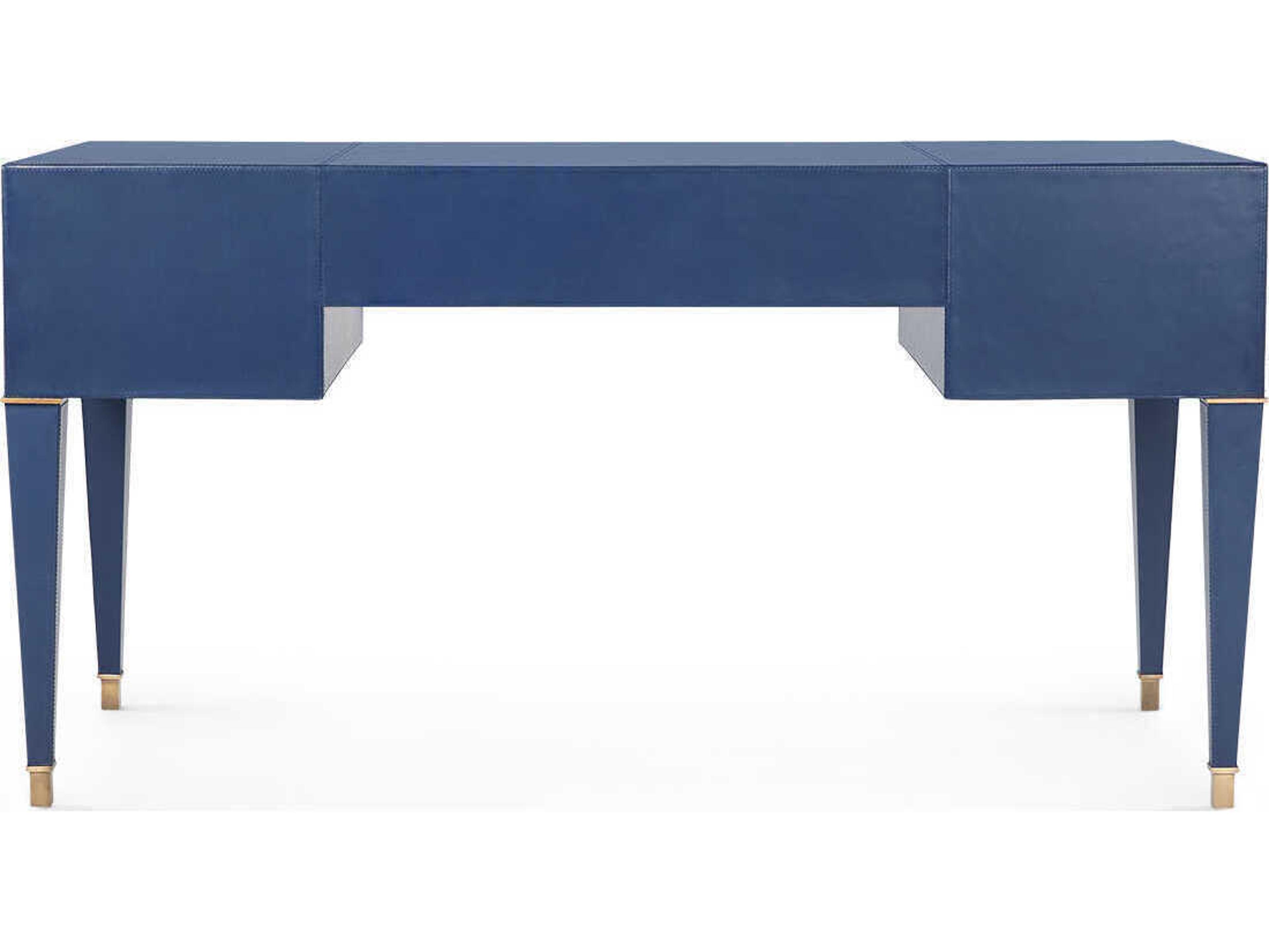 Villa & House Navy Blue Gold Secretary Desk