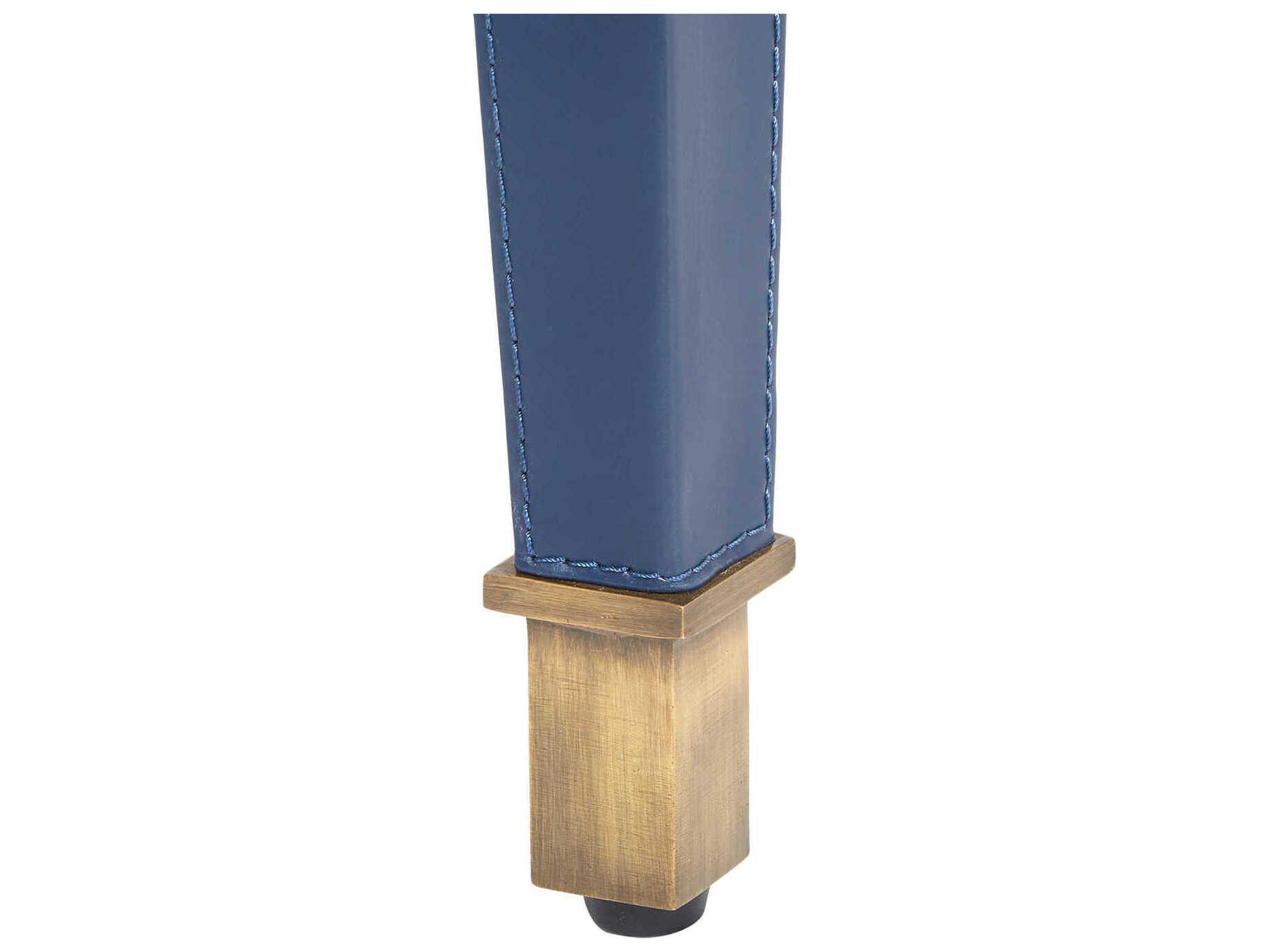 Villa & House Navy Blue Gold Secretary Desk