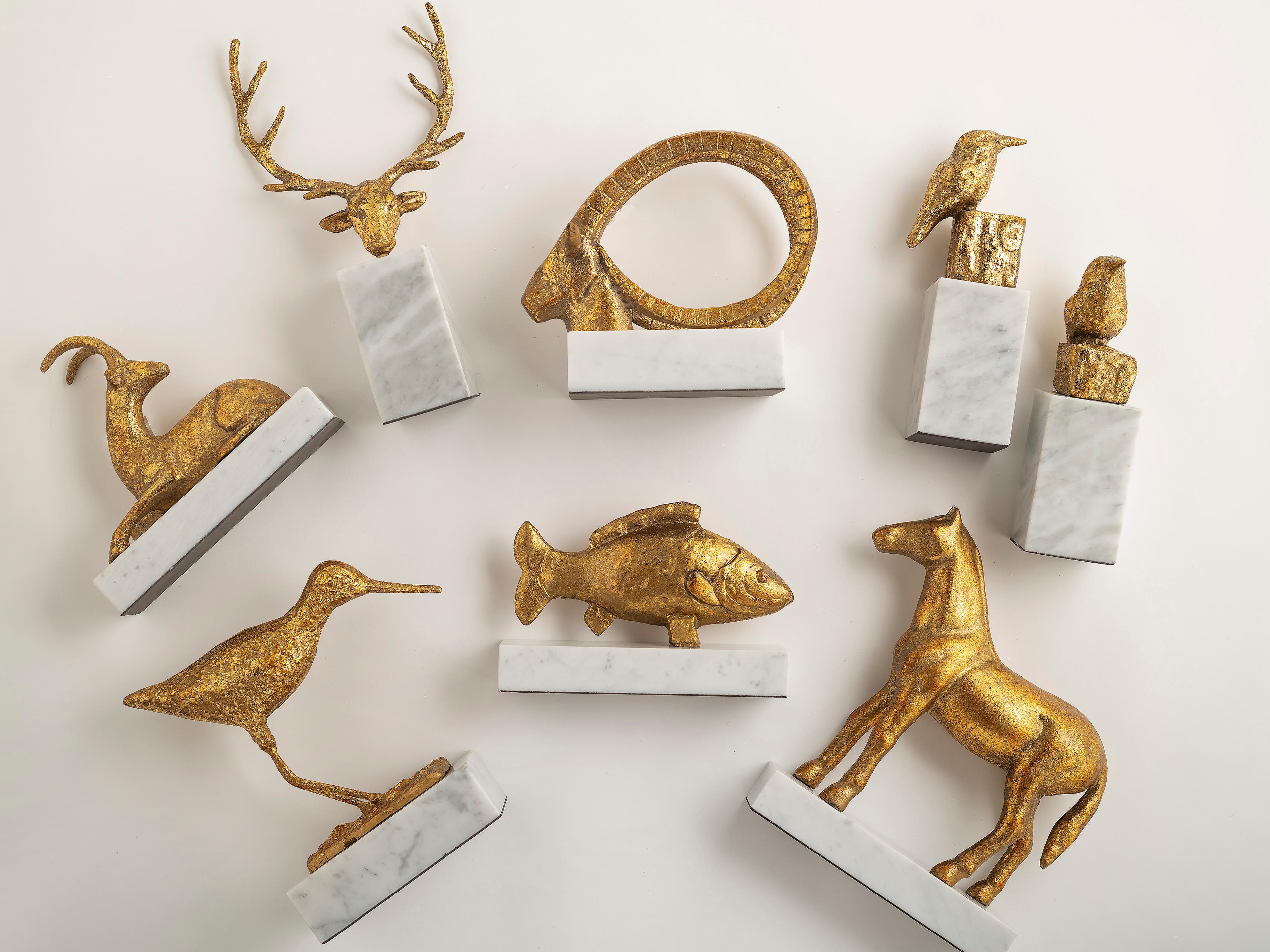 Villa & House Hart Gold Leaf Sculpture