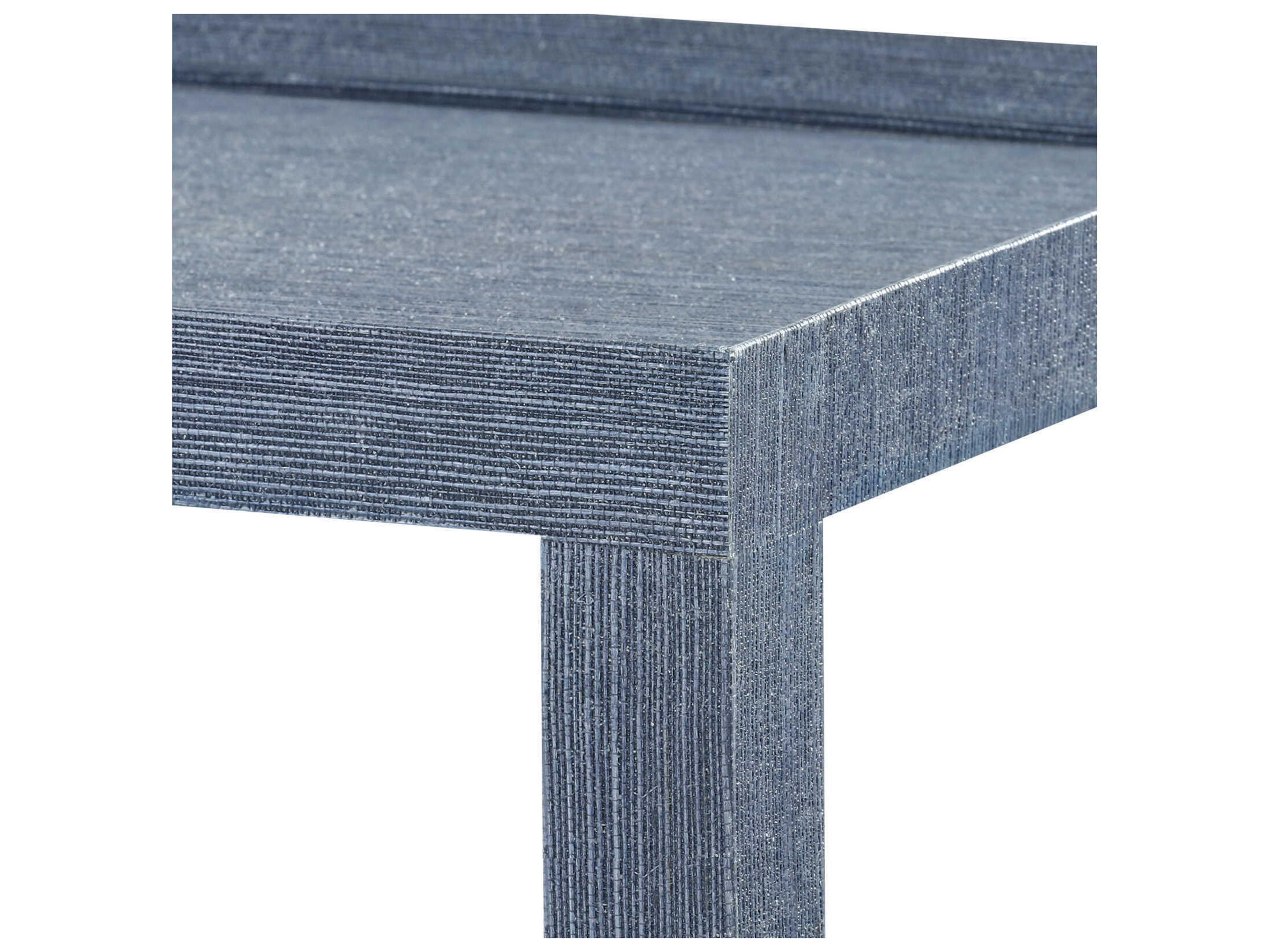 Villa & House Rectangular Wood Navy Blue Console Table