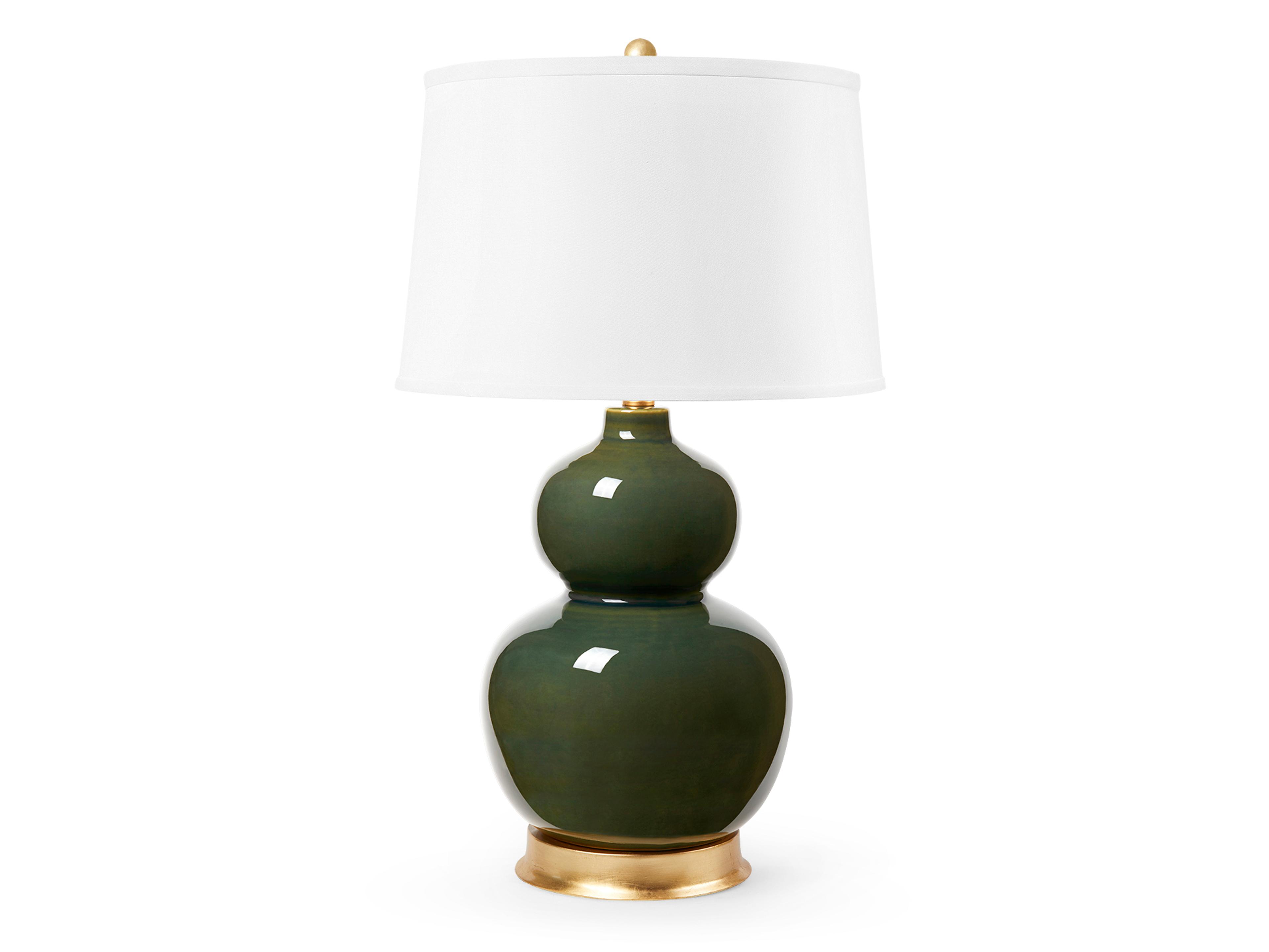 Jade Olive Green Buffet Lamp