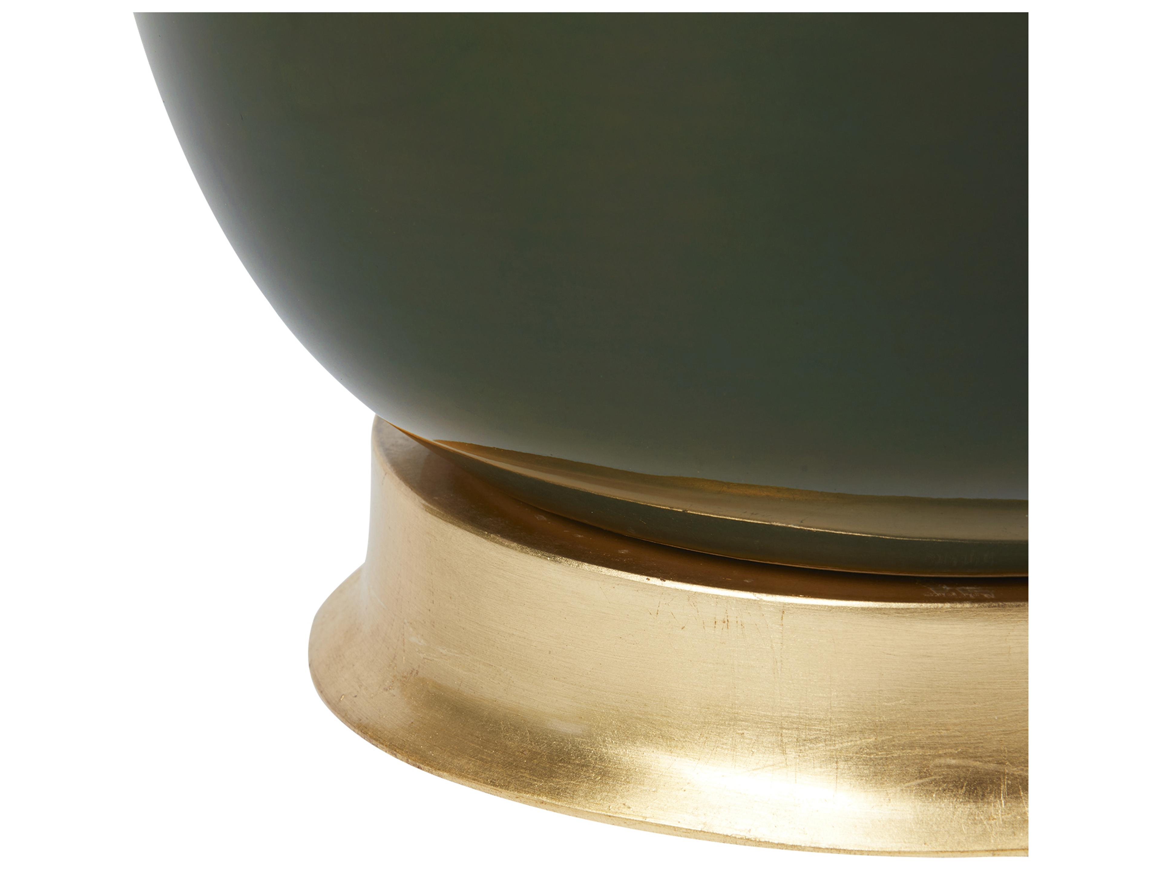 Villa & House Jade Olive Green Buffet Lamp