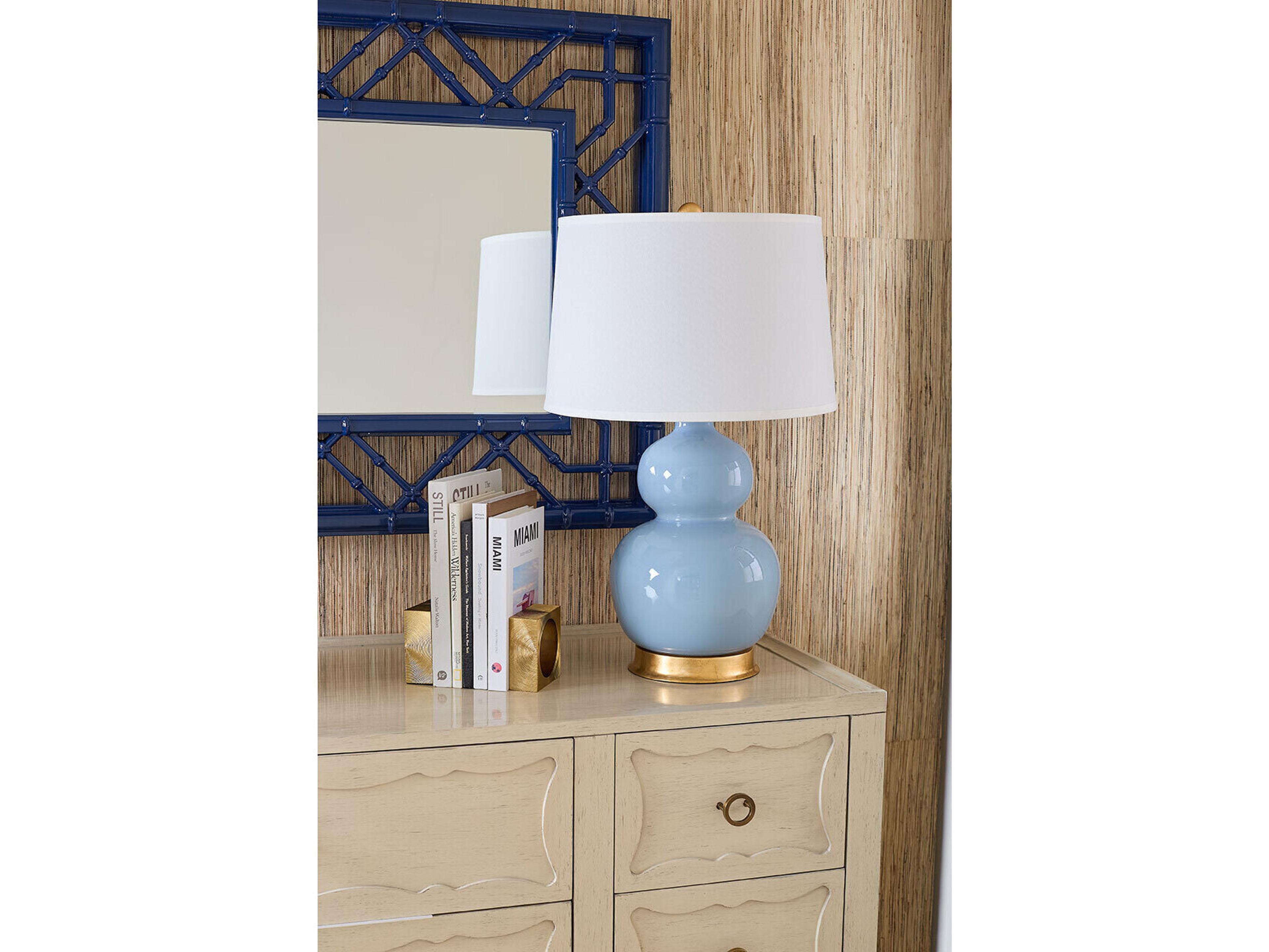 Villa & House Jade Periwinkle Blue Buffet Lamp