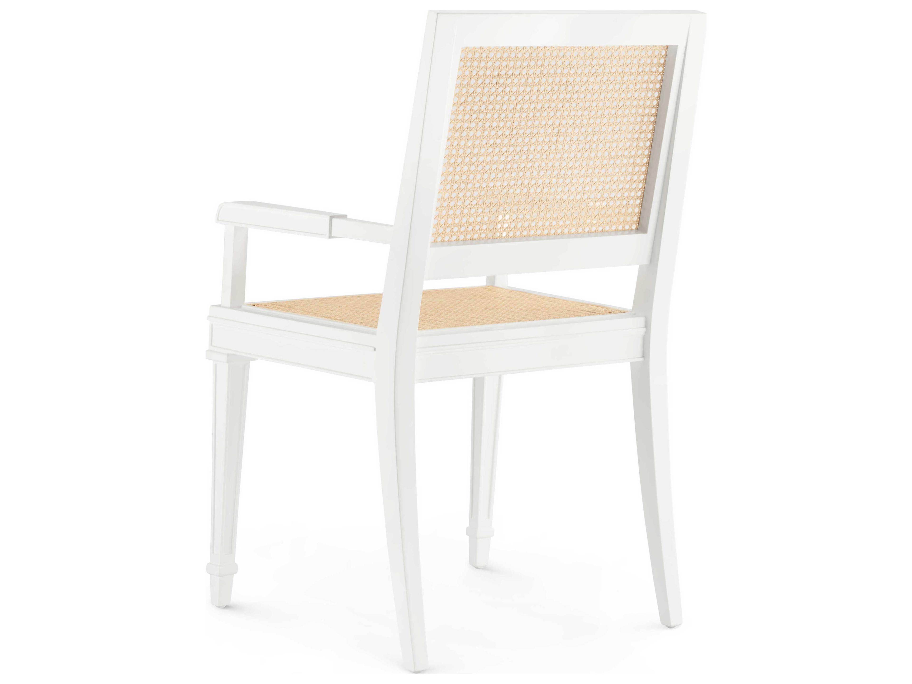 Villa & House Mahogany Wood Brown Arm Dining Chair