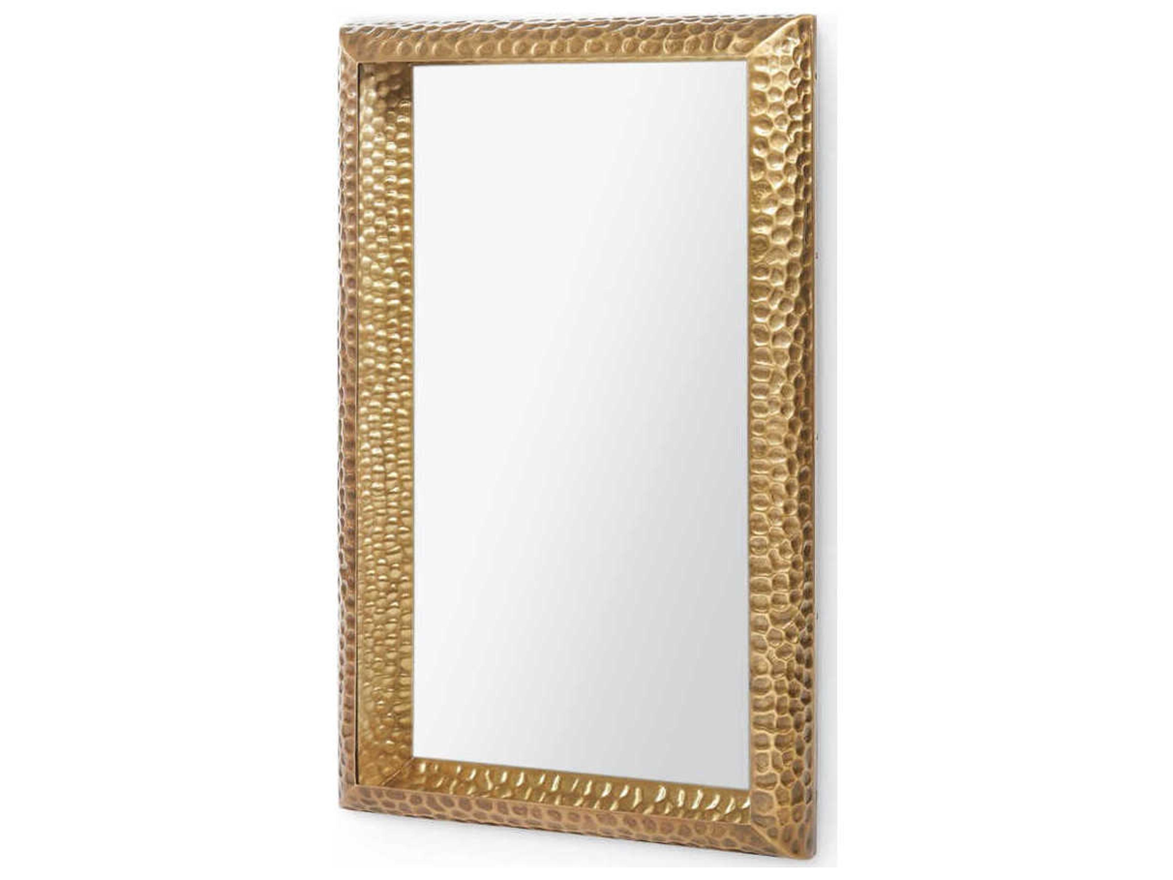 Villa & House Julia Antique Brass Wall Mirror Rectangular