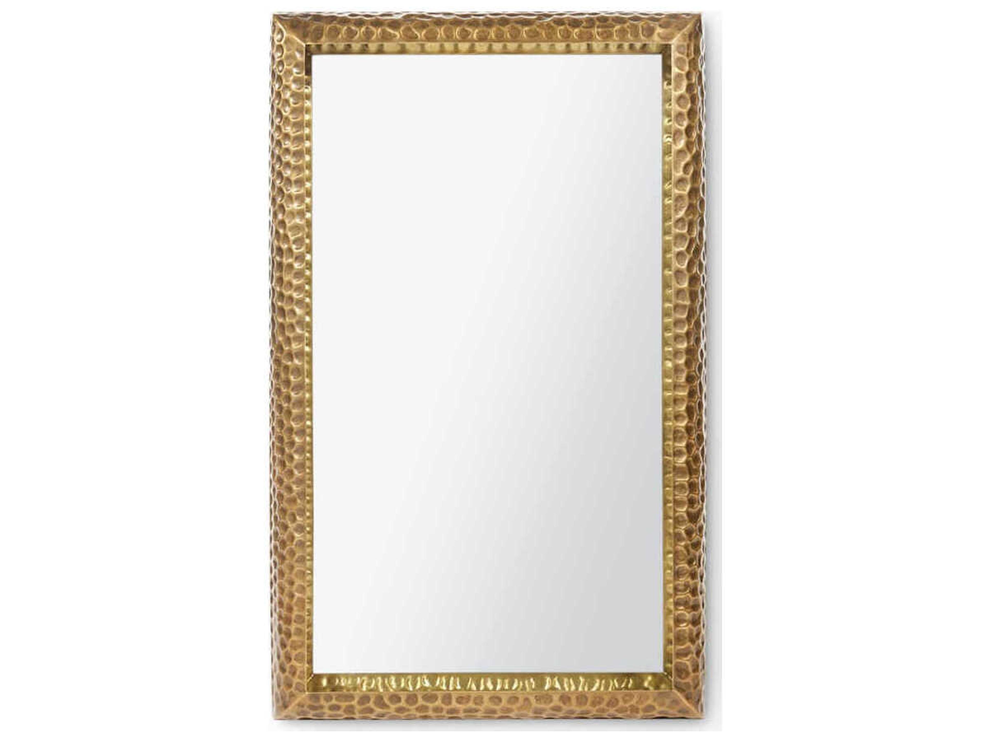 Villa & House Julia Antique Brass Wall Mirror Rectangular