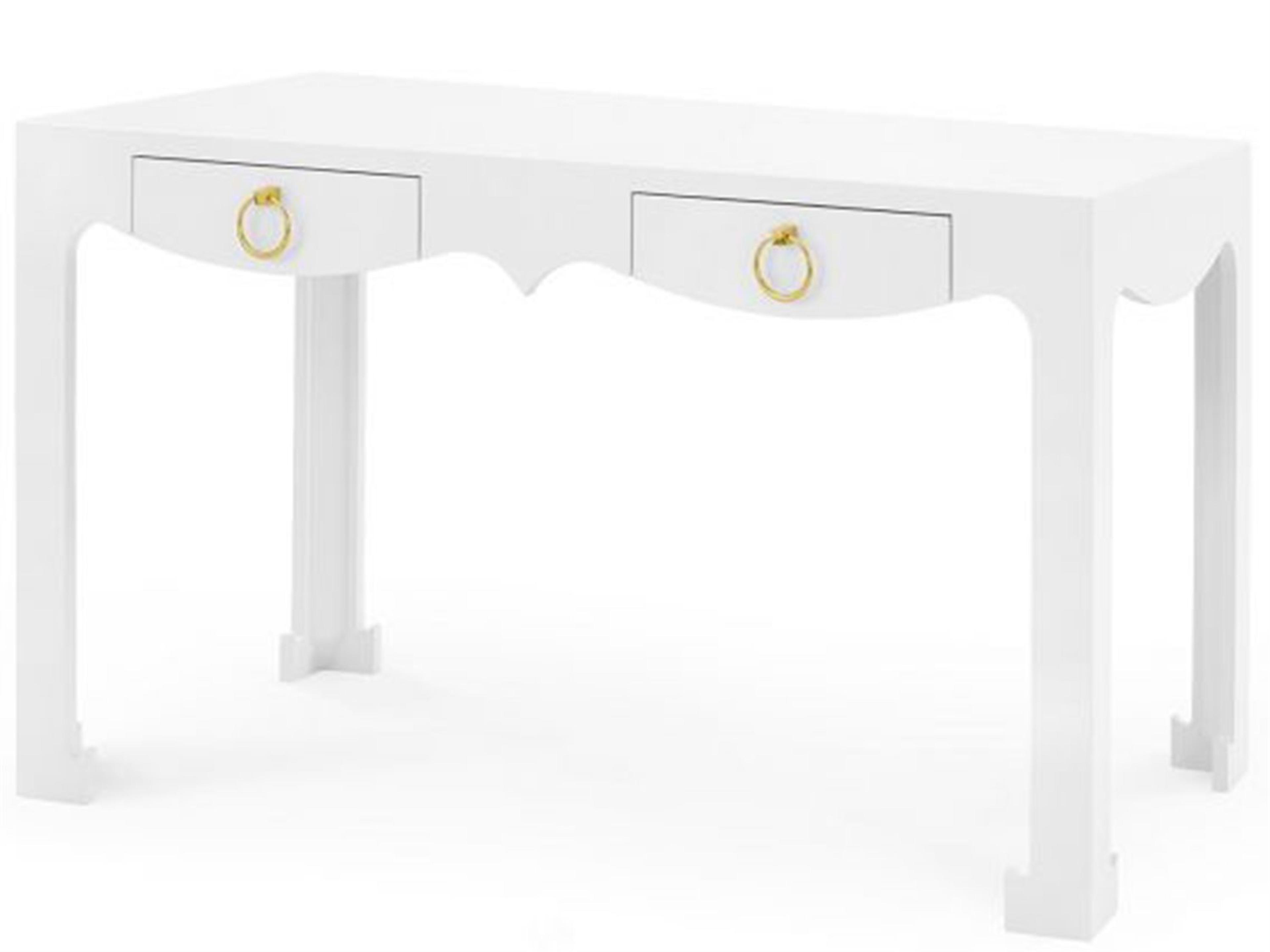 Chiffon White Secretary Desk