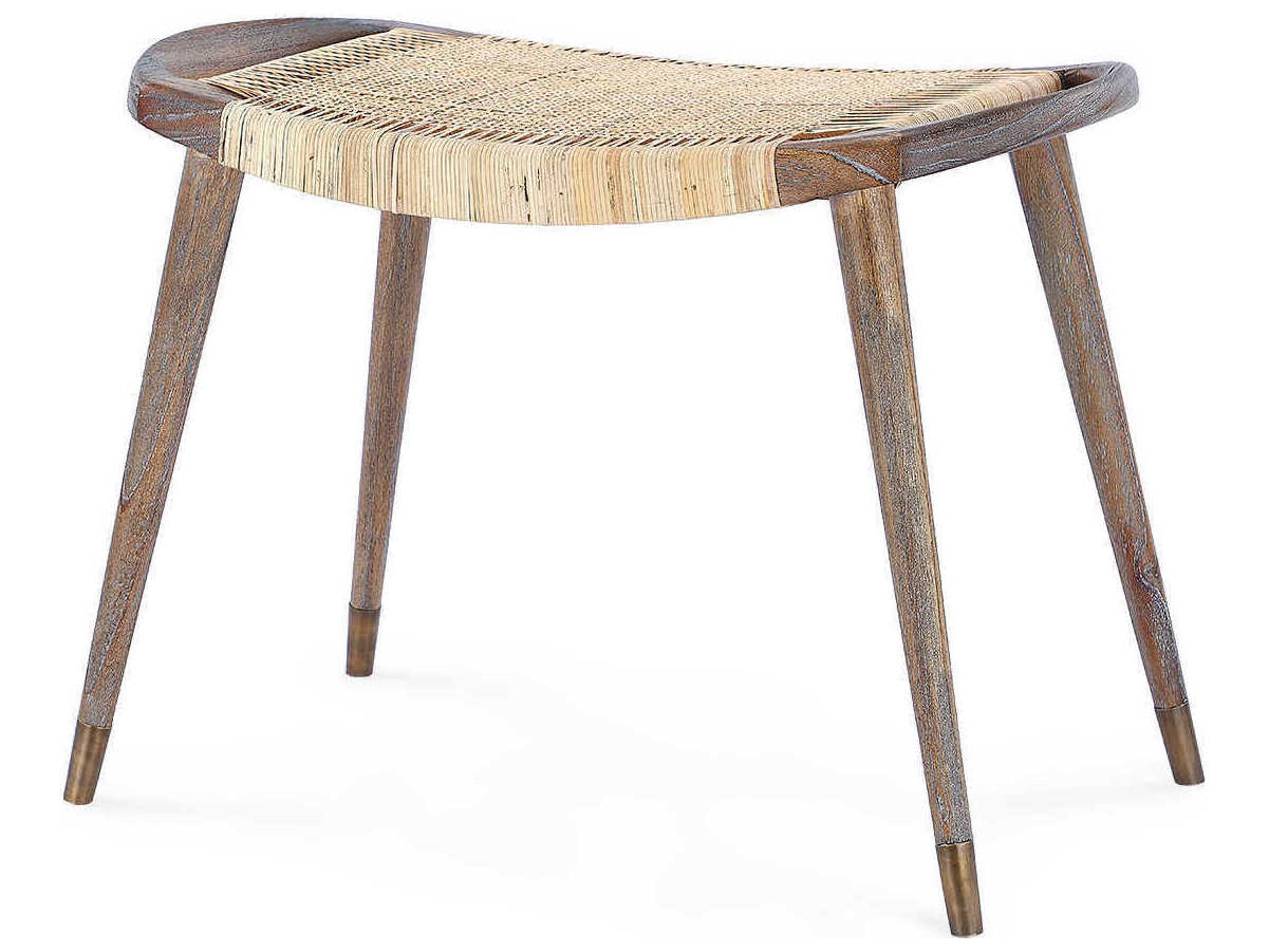 Driftwood Brown Accent Stool