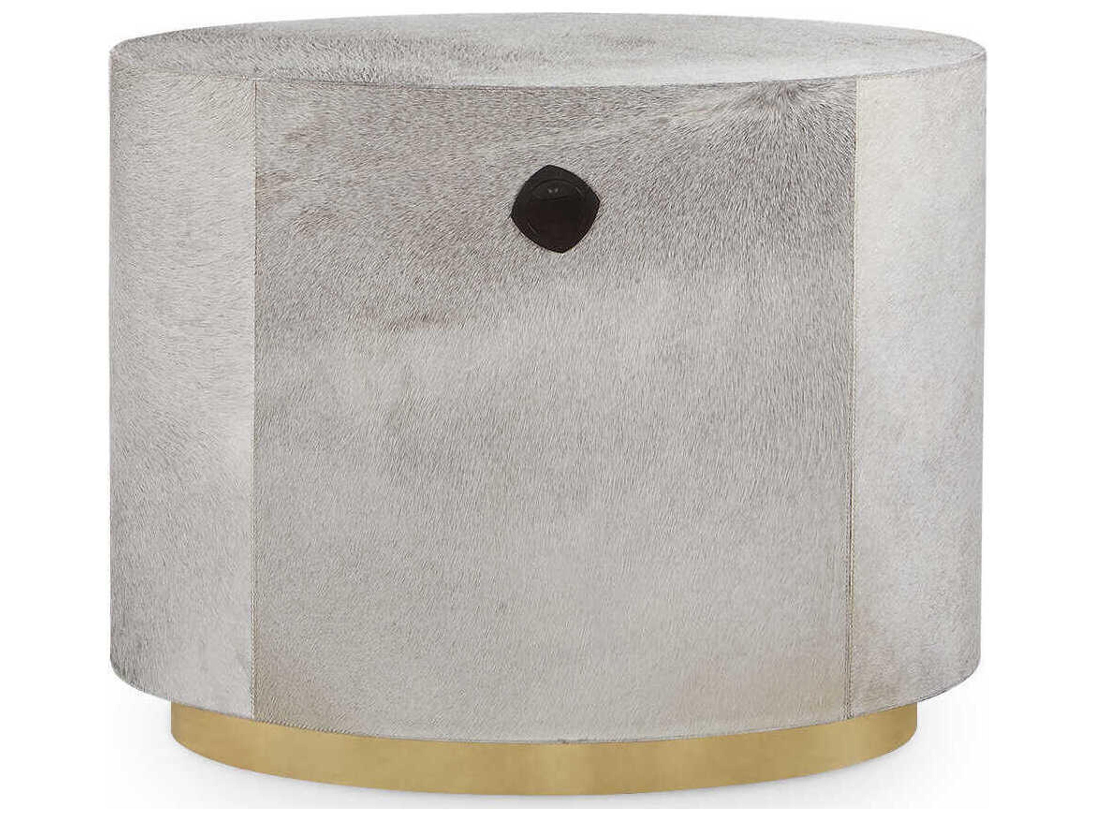 Villa & House Oval Gray End Table