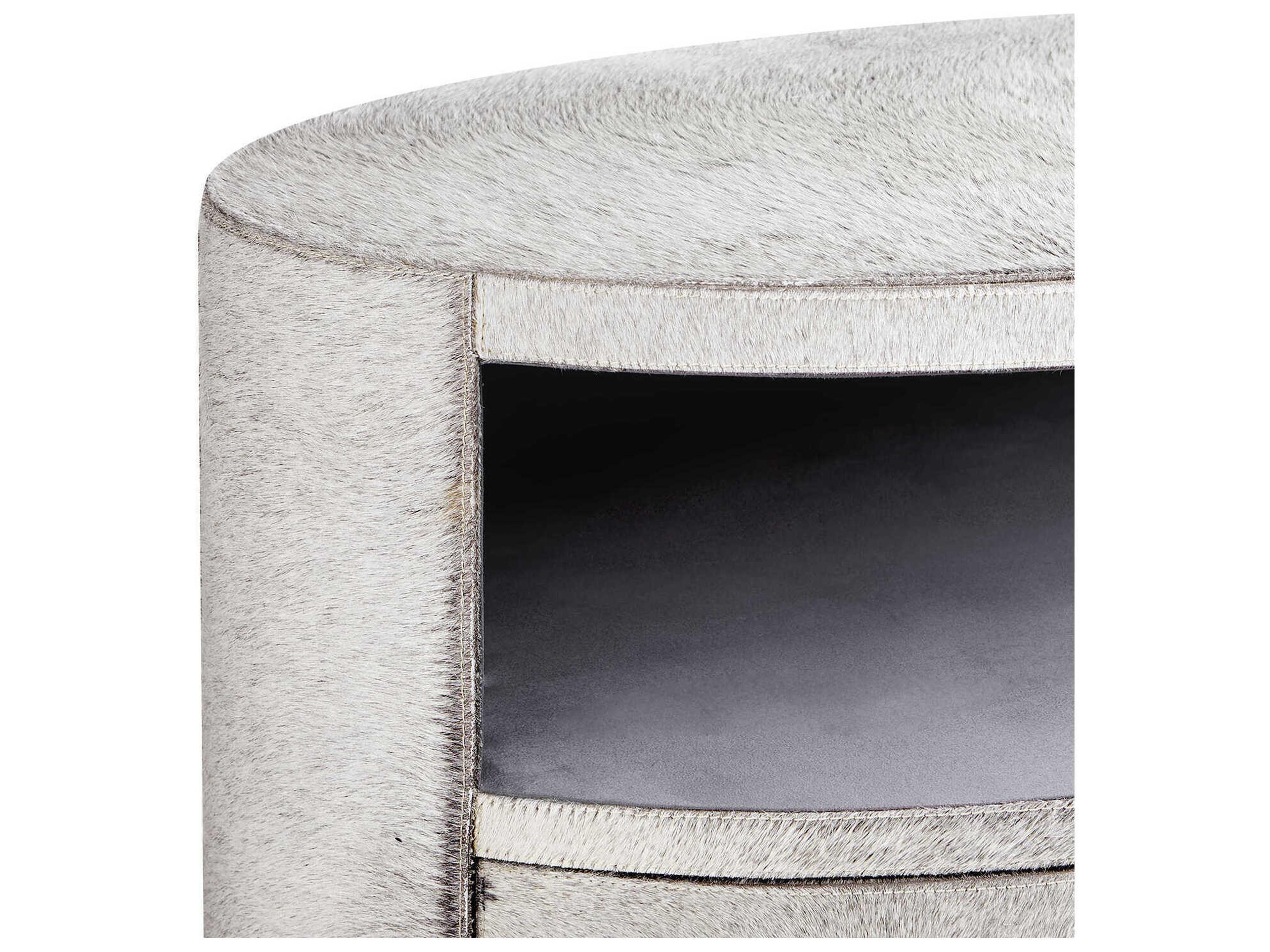 Villa & House Oval Gray End Table