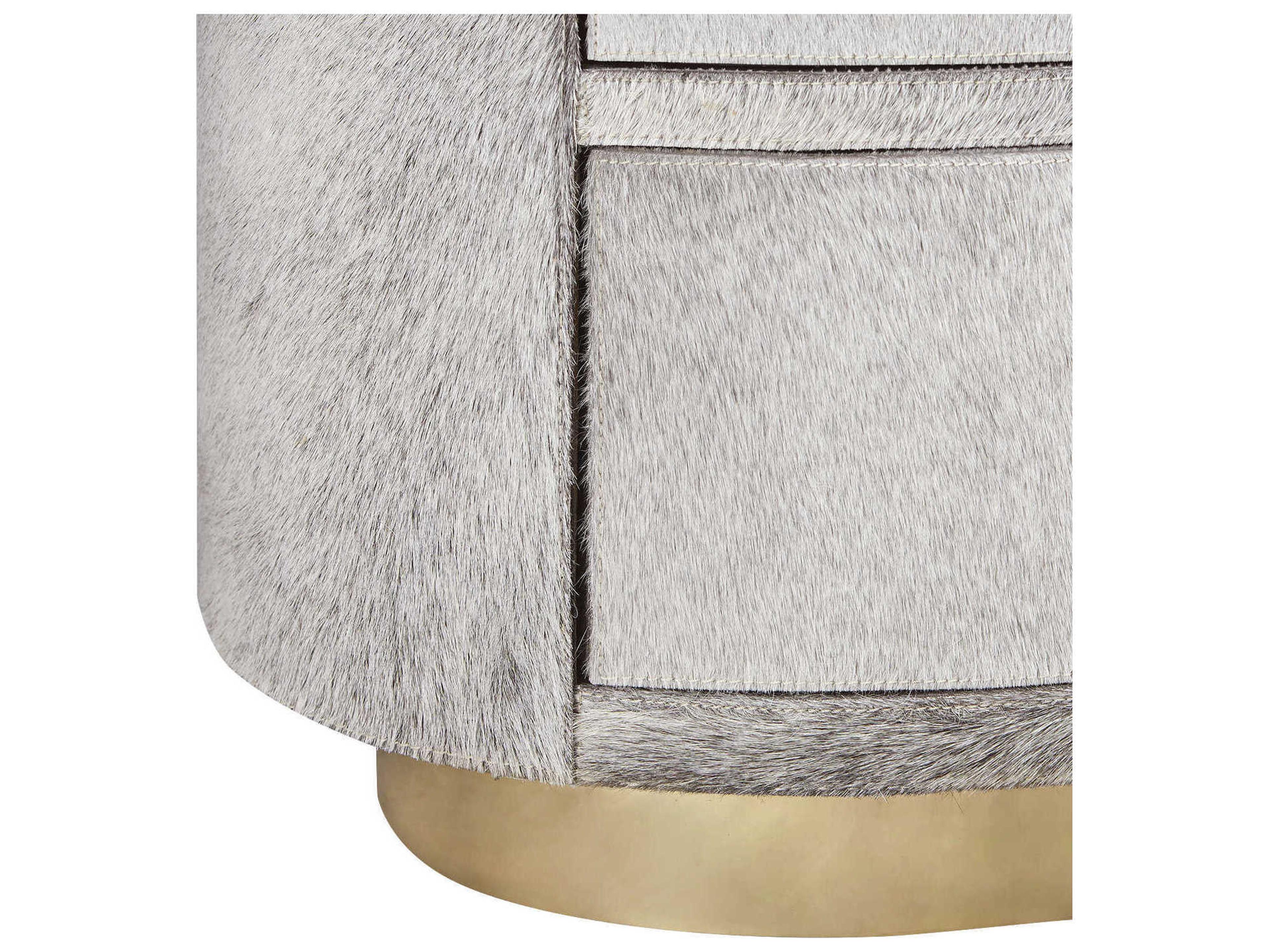 Villa & House Oval Gray End Table