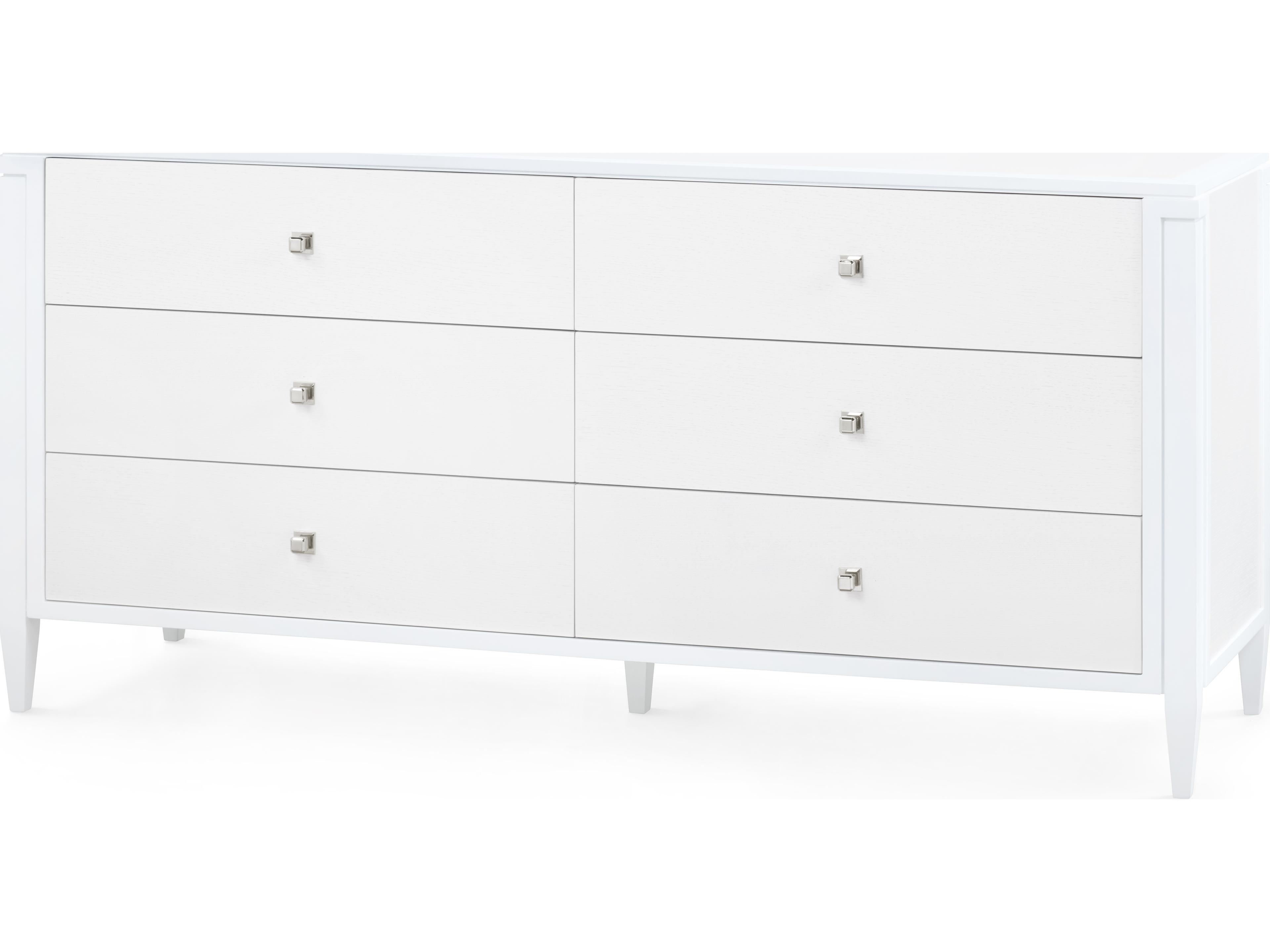 Villa & House Kingston 6-Drawers Oak Wood Double Dresser