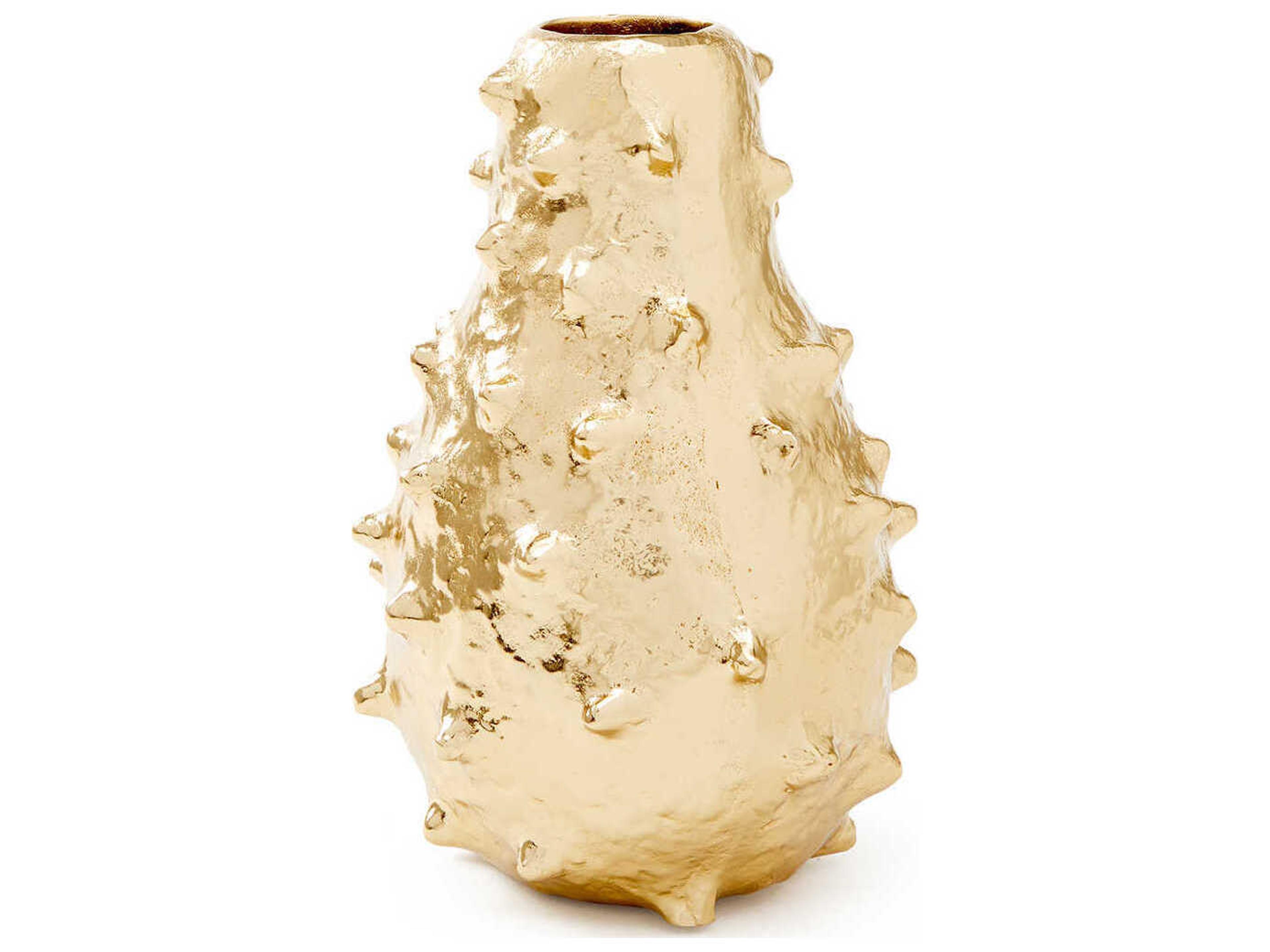 Kiwano Brass Vase
