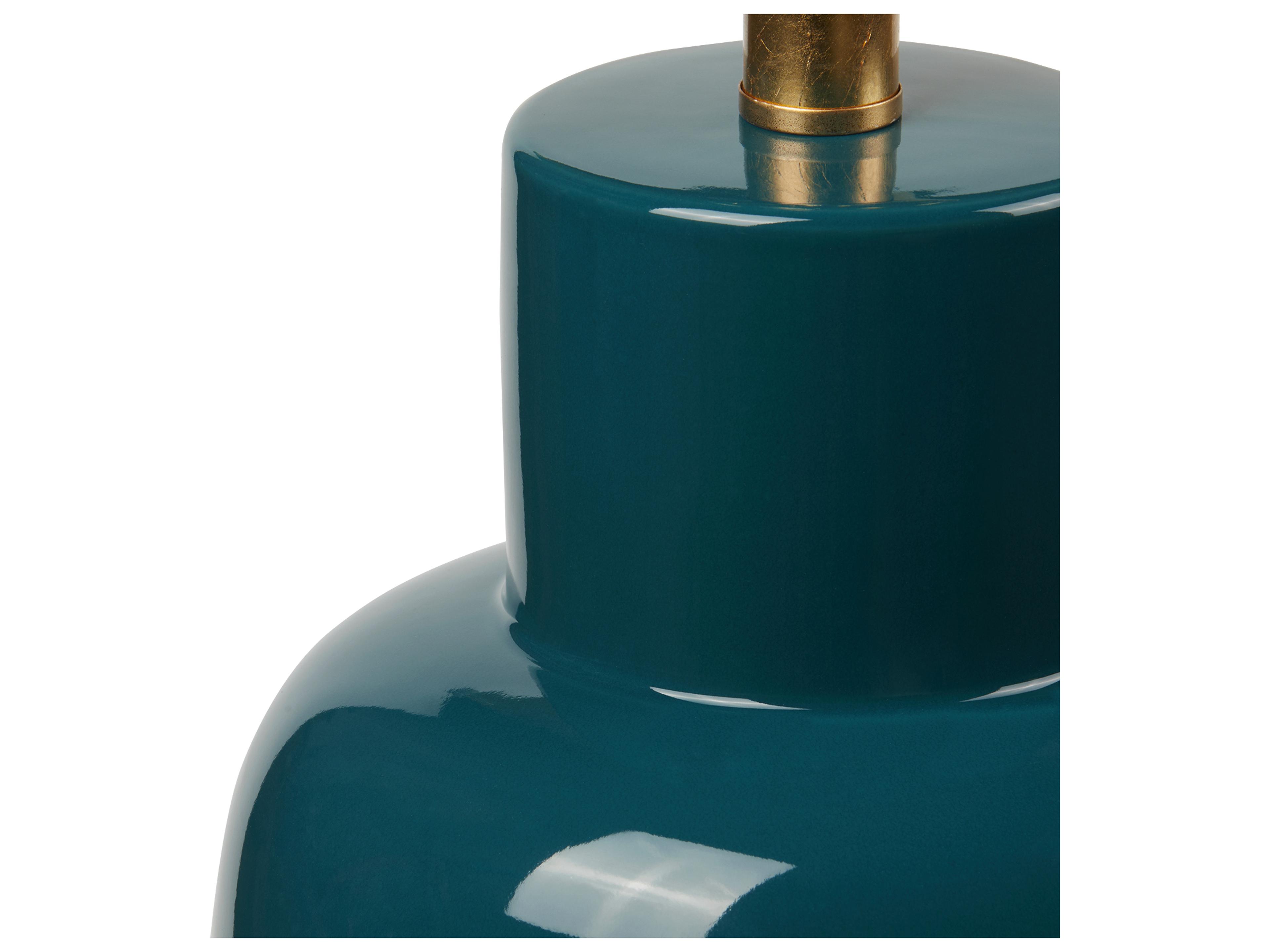 Villa & House Kylie Dark Teal Green Buffet Lamp