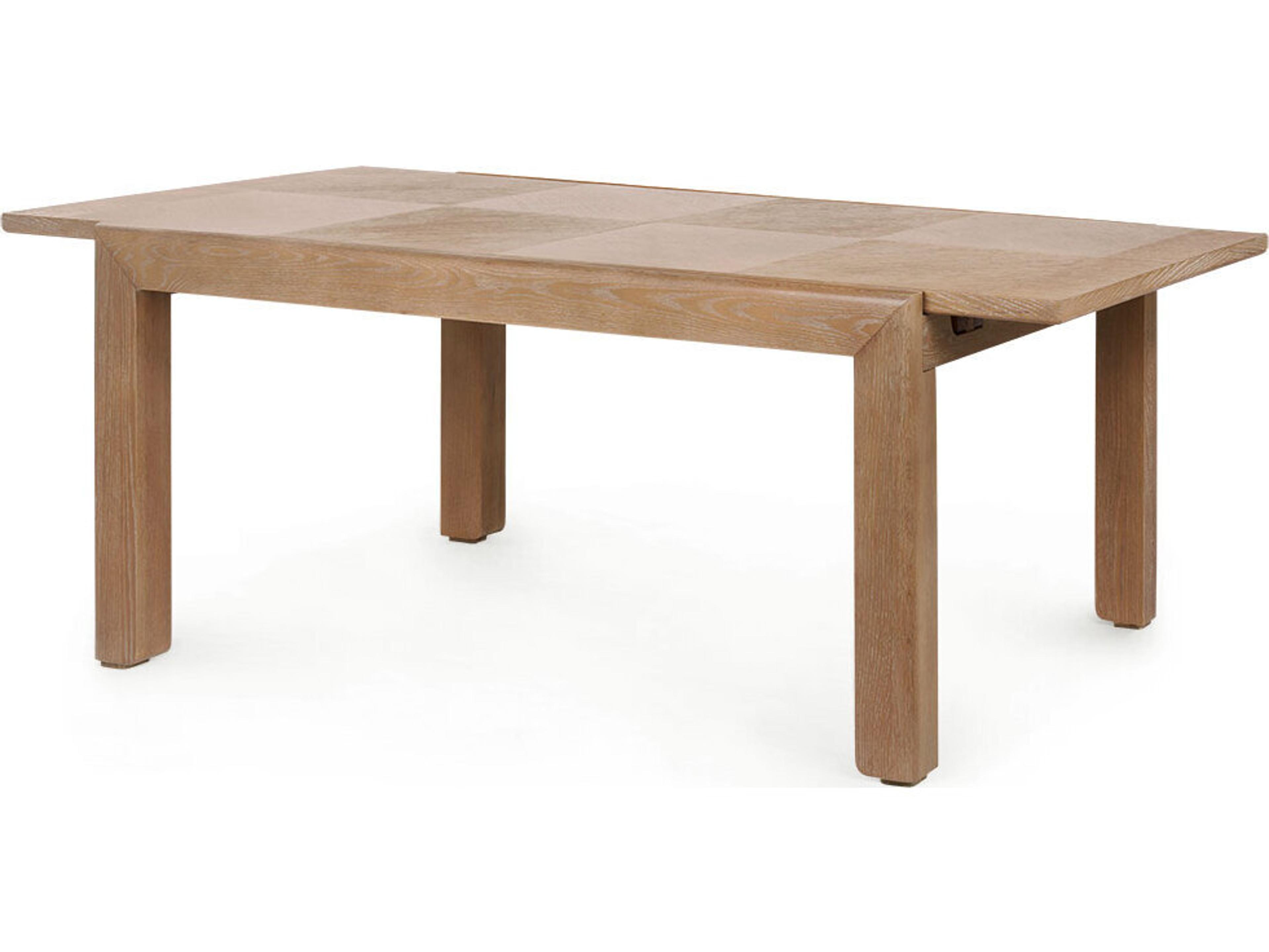 Larson Rectangular Wood Soft Glow Oak Dining Table