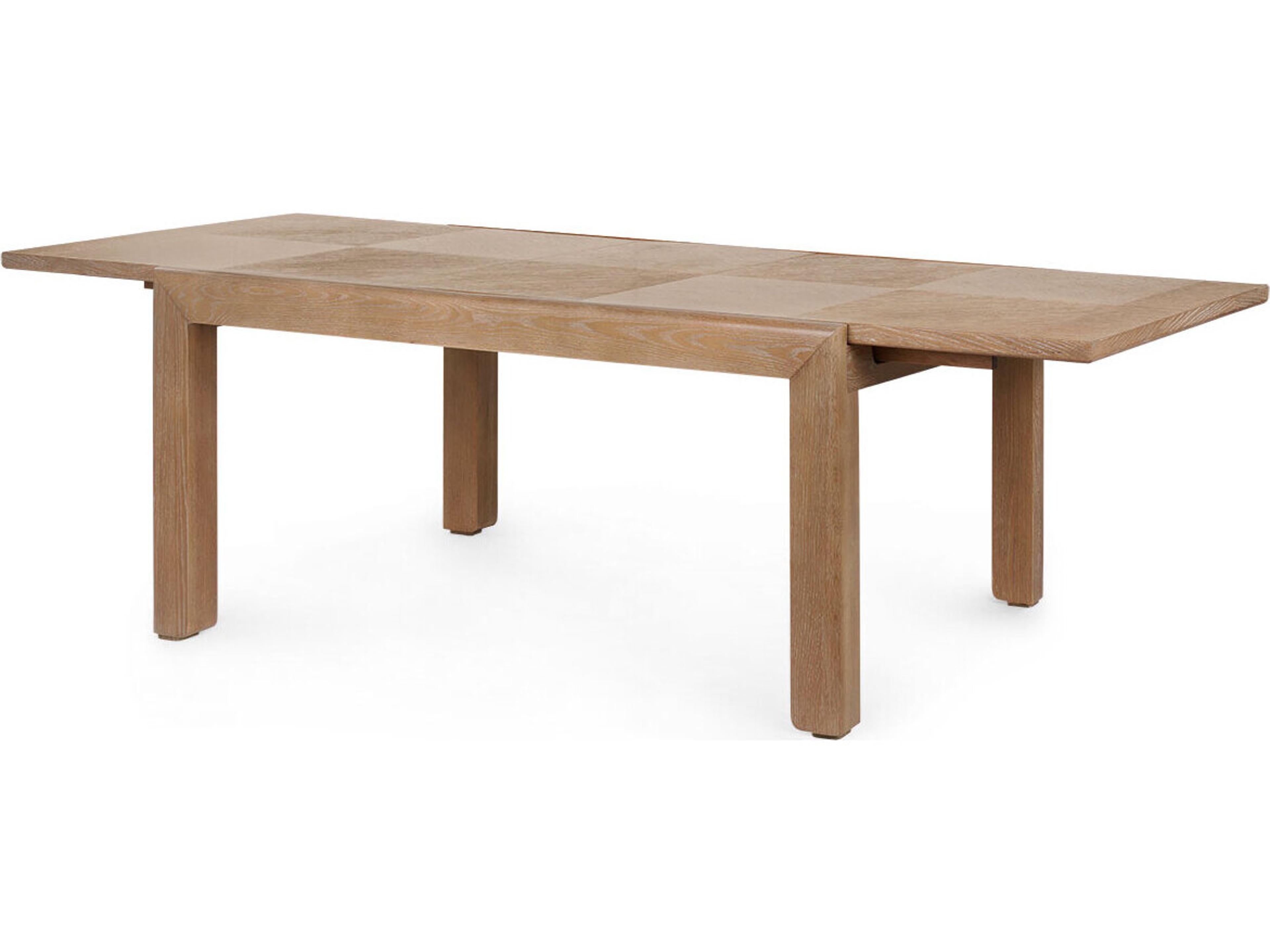 Villa & House Larson Rectangular Wood Soft Glow Oak Dining Table