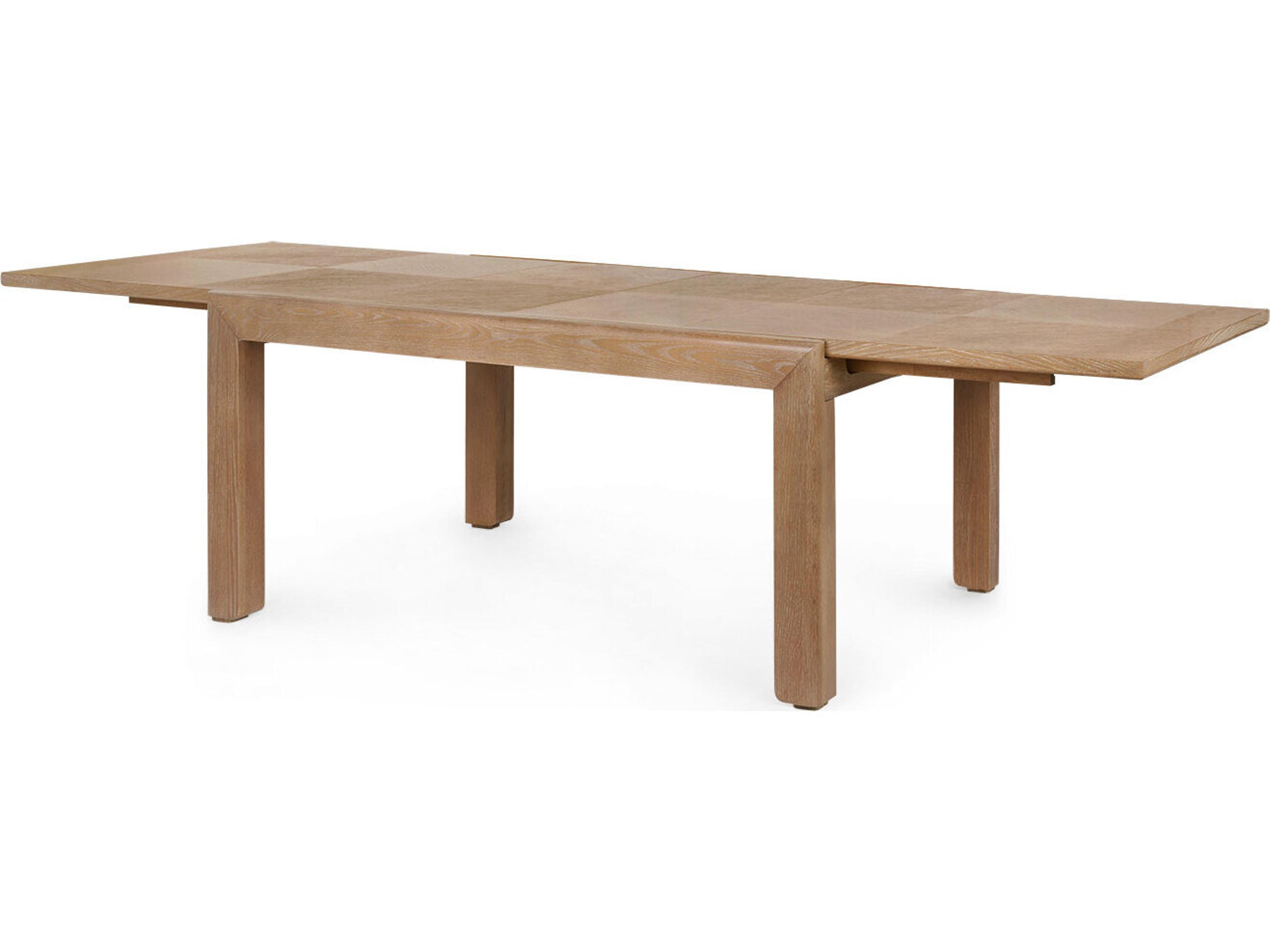 Villa & House Larson Rectangular Wood Soft Glow Oak Dining Table