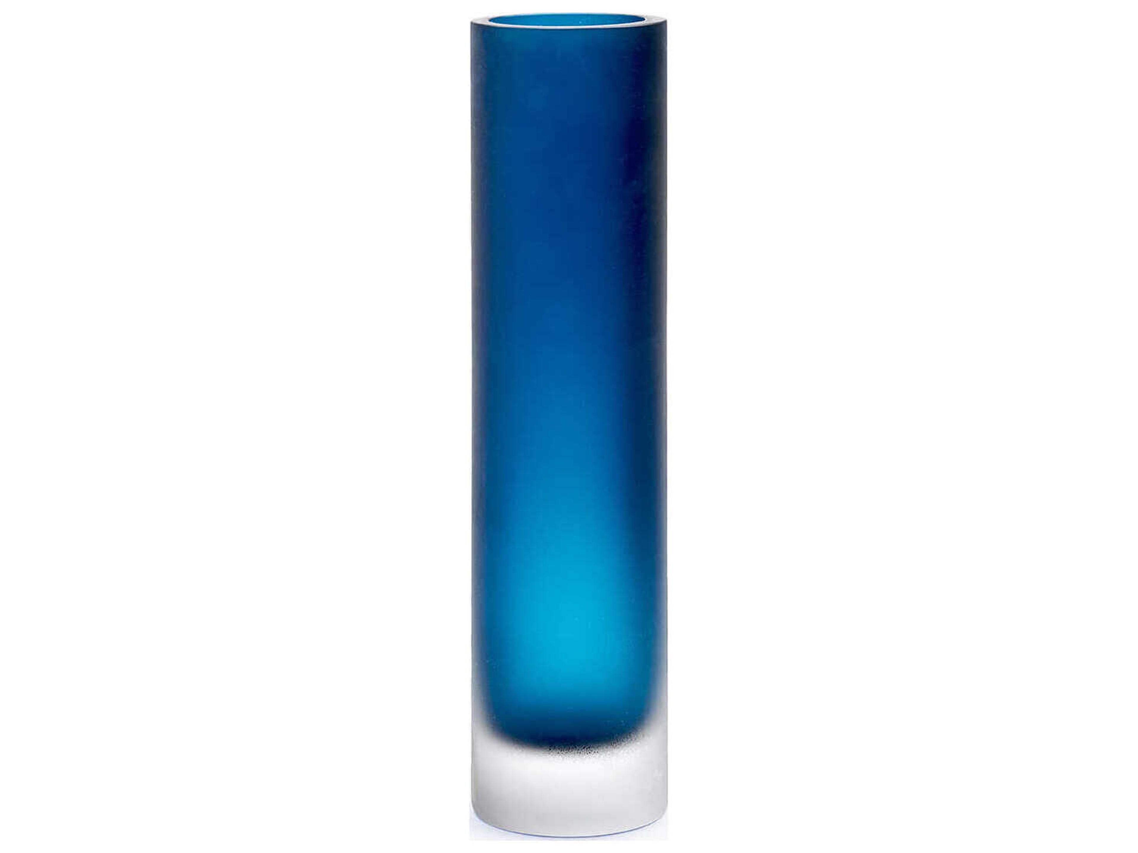 Lungo Mediterranean Blue 4" Vase