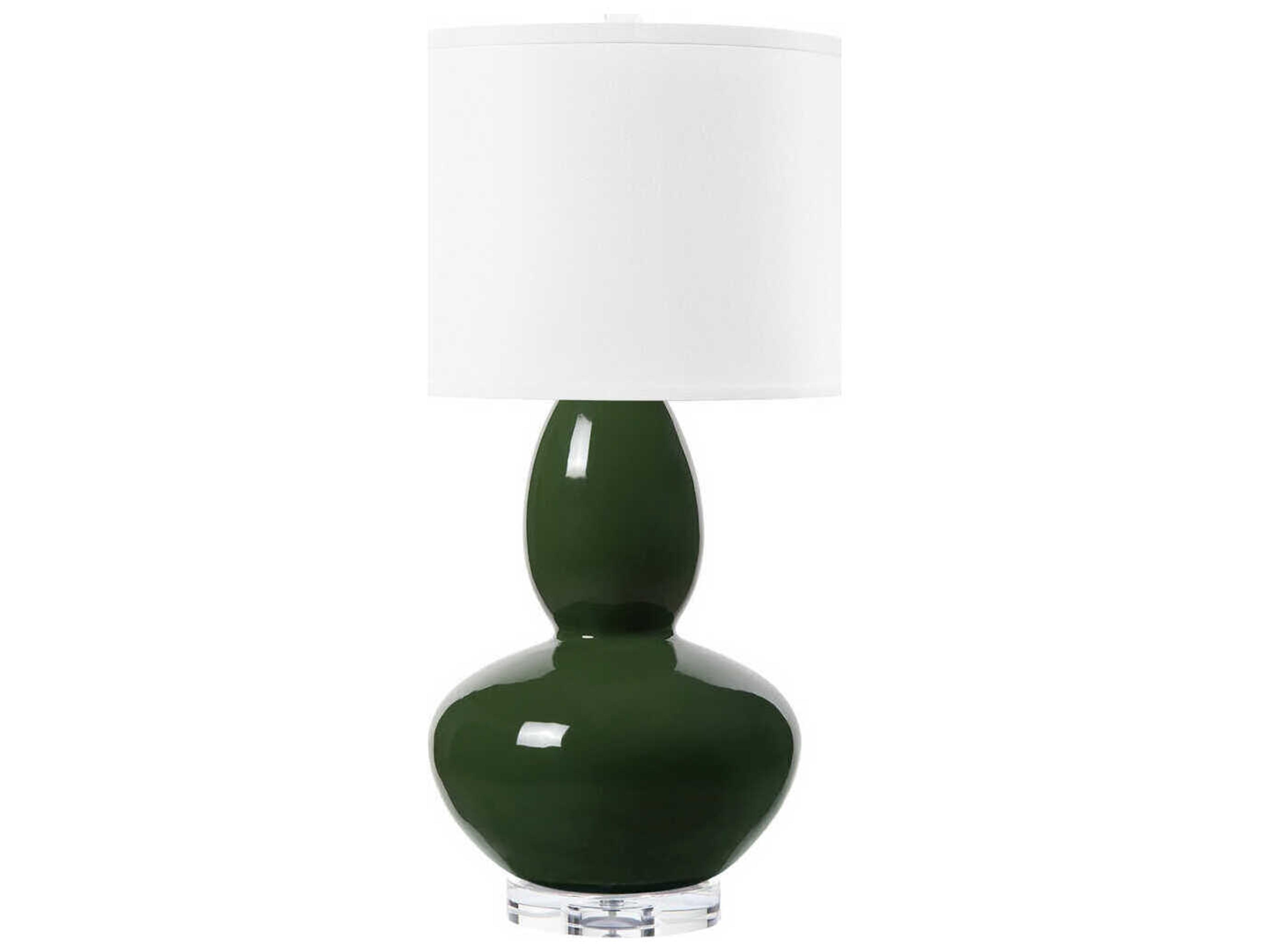 Villa & House Lisbon Forest Canopy Green Table Lamp