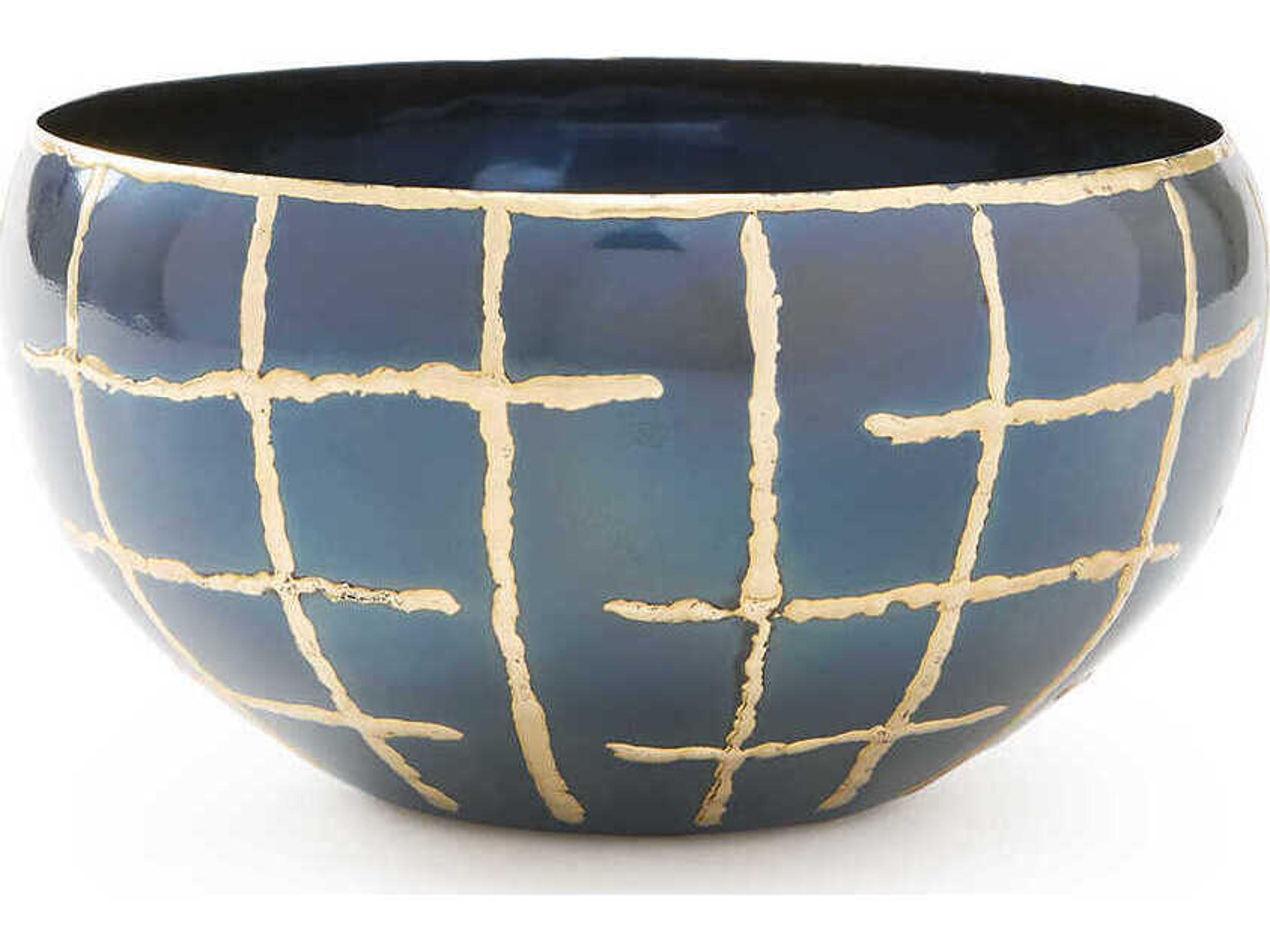 Loom Anthracite / Brass 7" Bowl