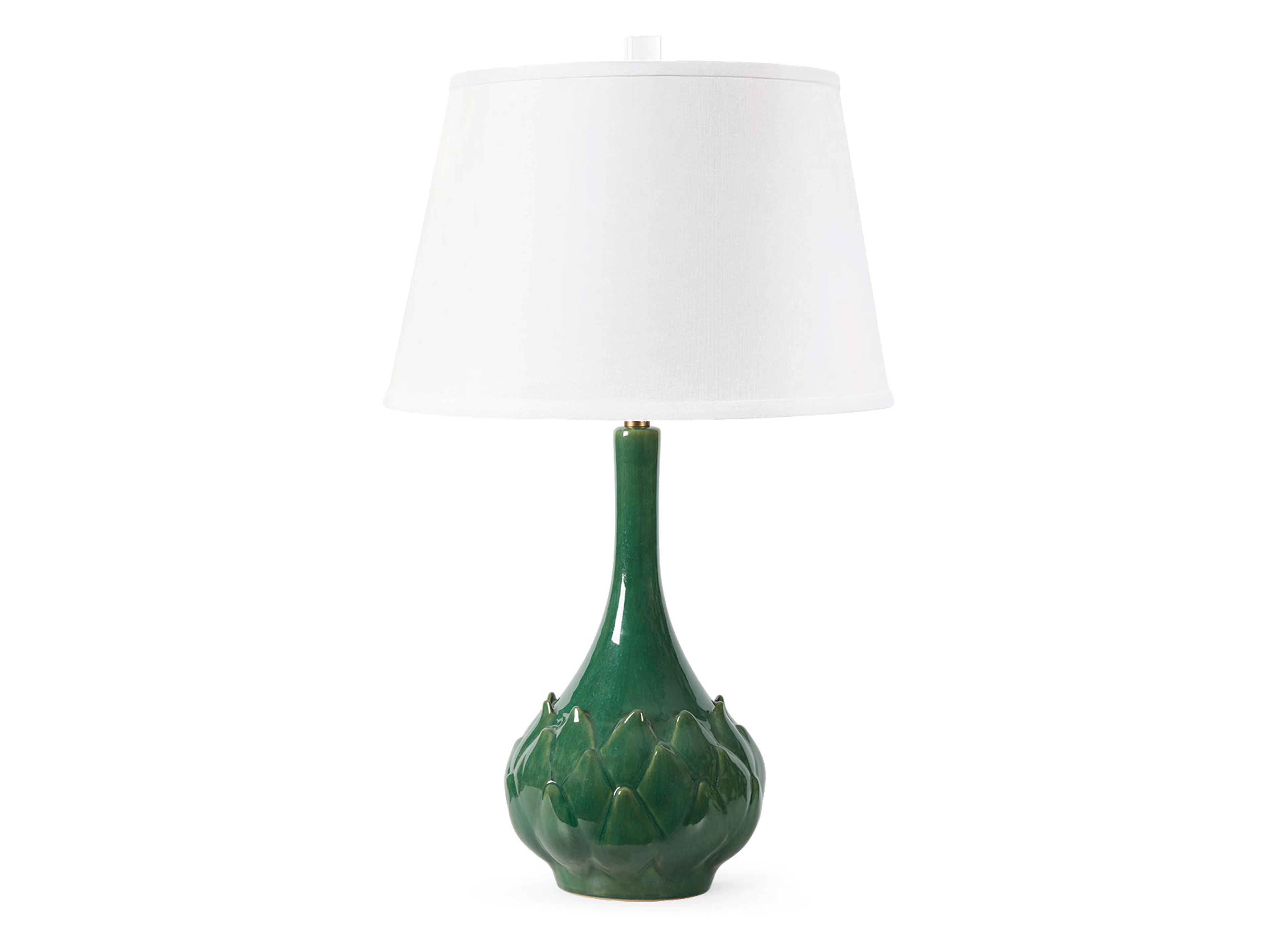 Lotus Sherwood Forest Green Buffet Lamp