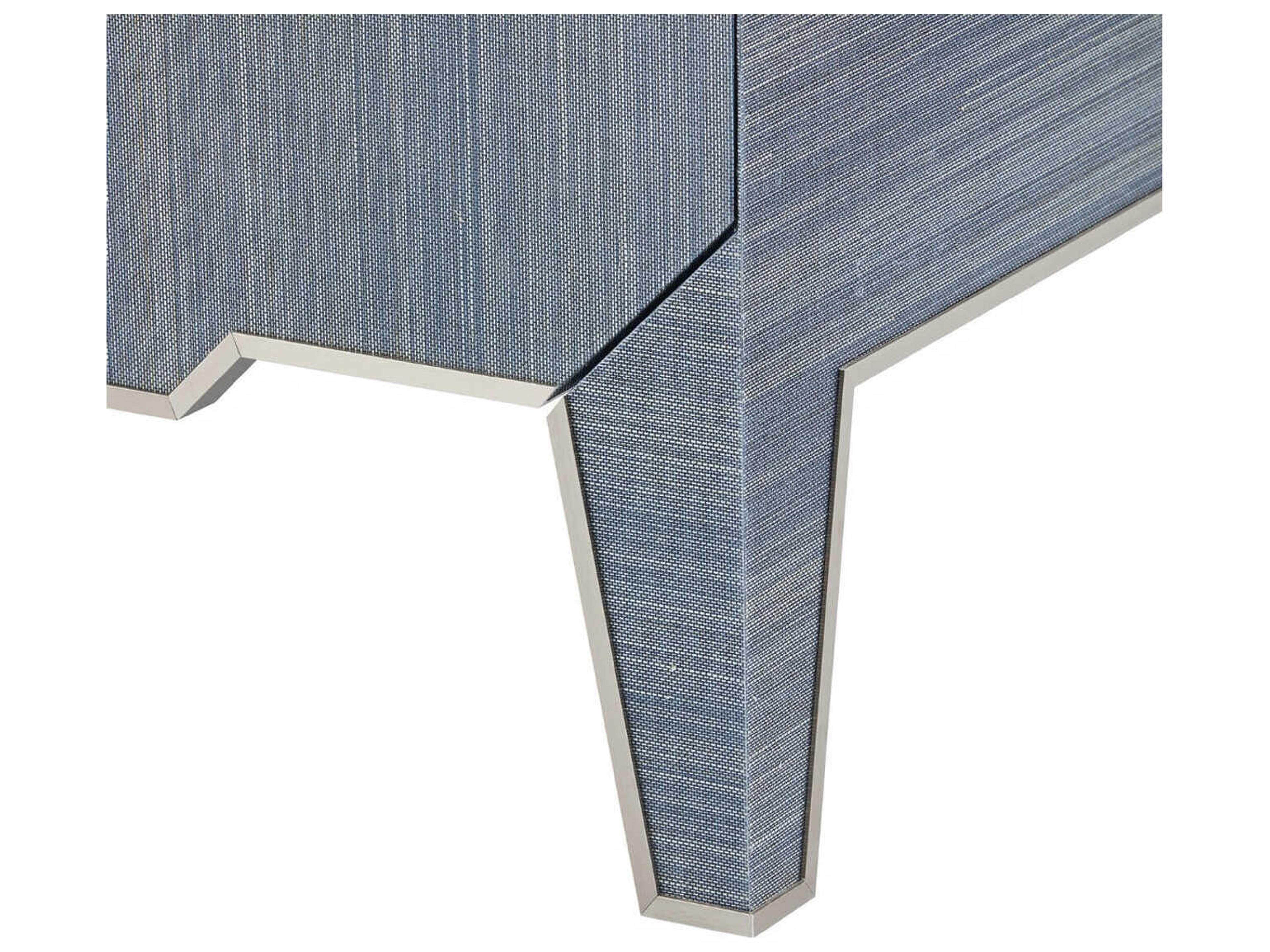 Villa & House Madeline Rectangular Fabric End Table