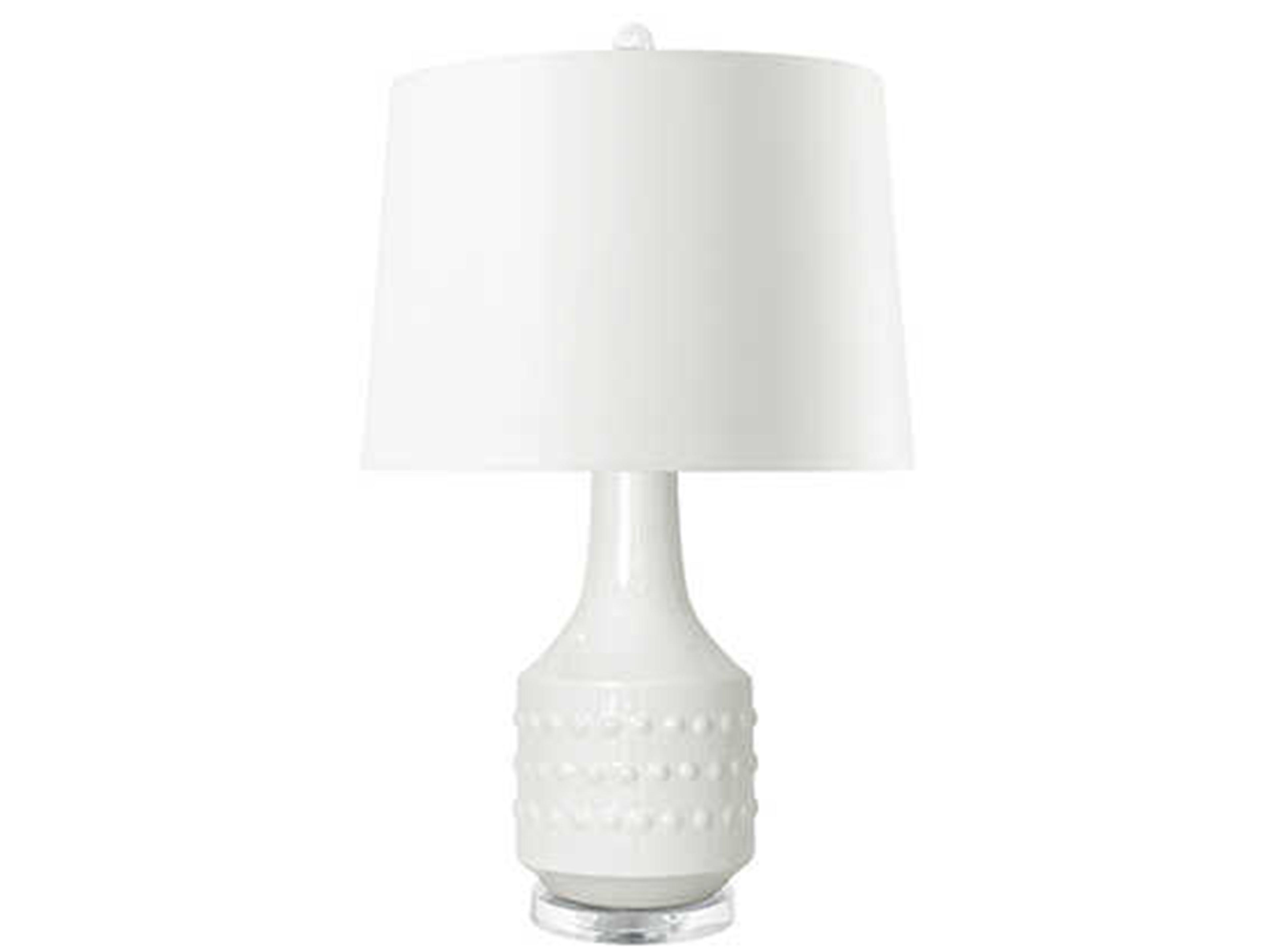 Mariah White Cloud 1 - Light Buffet Lamp Base (Lamp Only)