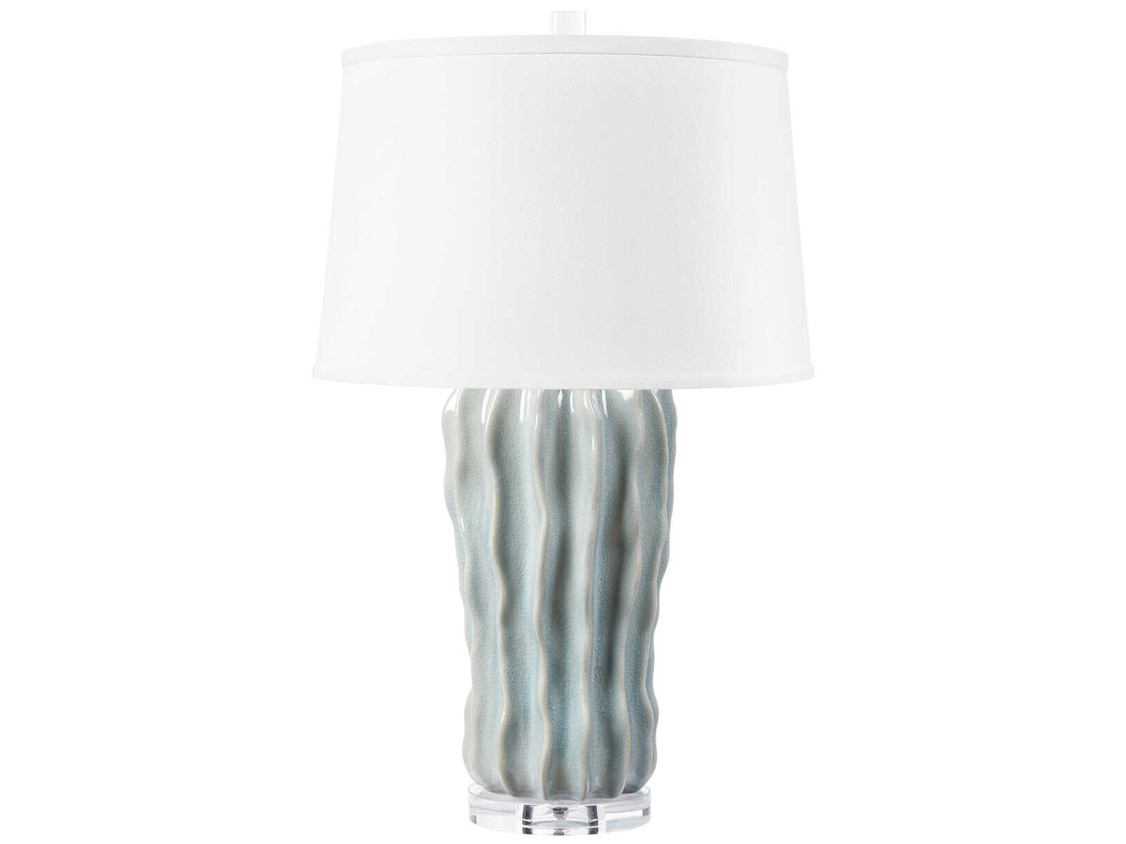 Malibu Polar Mist Blue Buffet Lamp